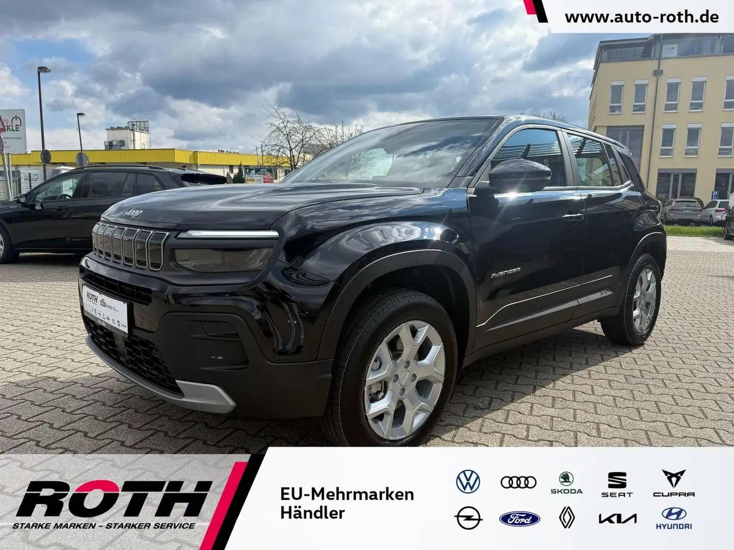 Jeep Avenger Altitude 1.2 E-Hybrid *LED*Alu*DAB*PDC* Noir - 1