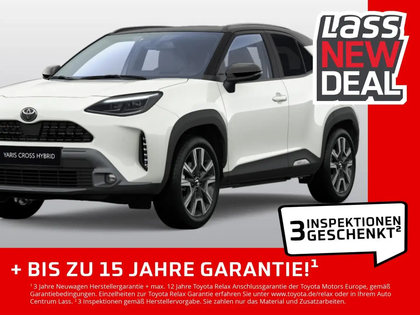 Toyota Yaris Cross Style Plus Bicolor+18 Zoll+MatrixLED Weiß - 1
