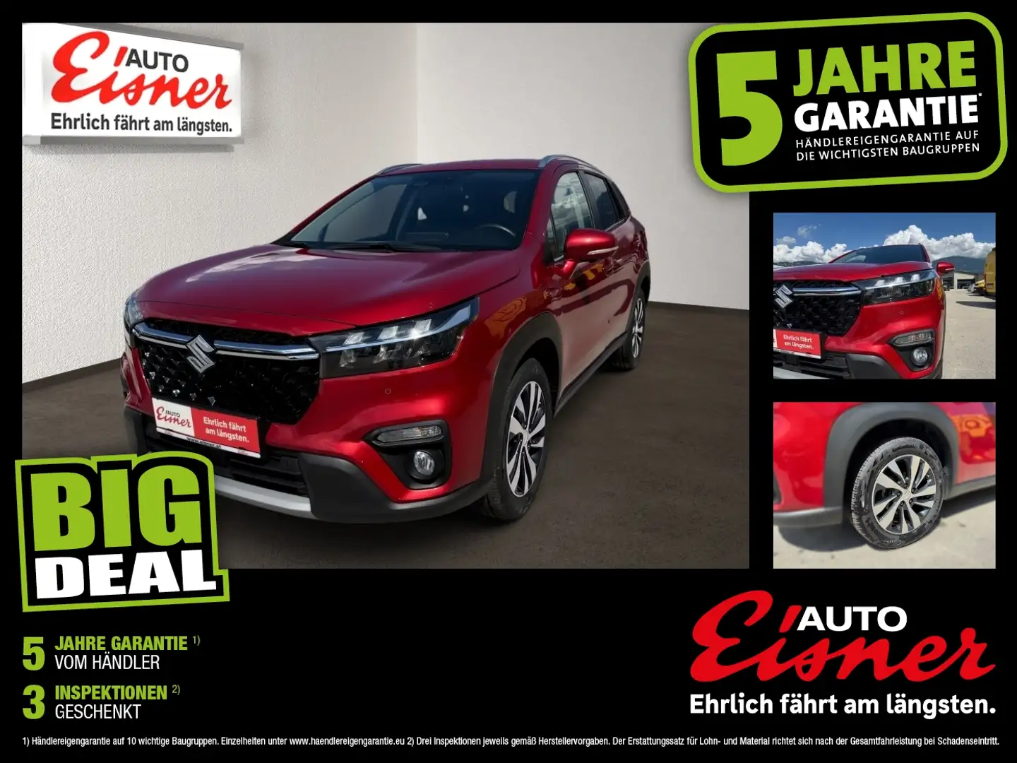 Suzuki SX4 S-Cross S-CROSS SX4 FLASH 1.4 GLX Top Zustand! Kırmızı - 1