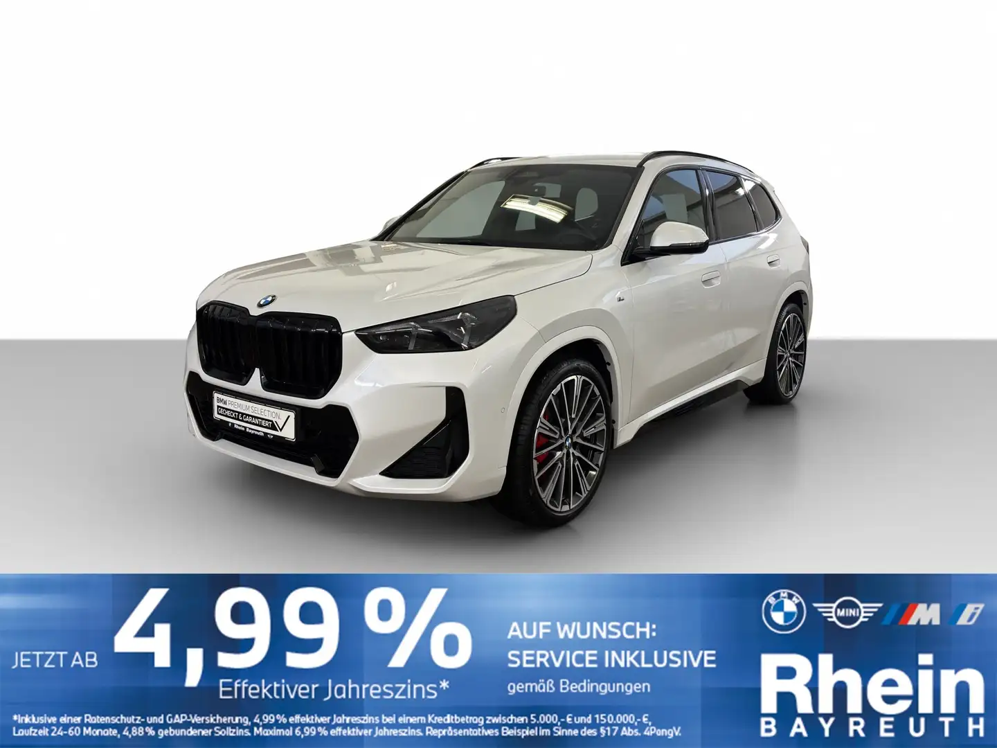 BMW X1 xDrive23d M Sport Navi AdapLED Hifi h/k AHK Navi A Weiß - 1