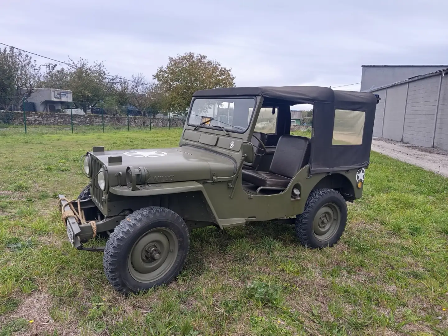 Jeep Willys CJ-3A Verde - 1
