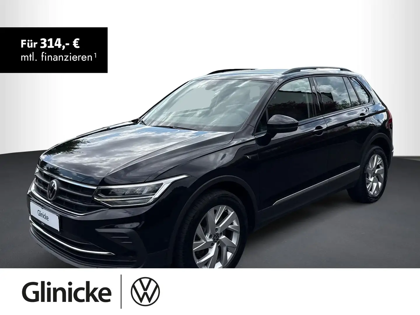 Volkswagen Tiguan 2.0 TDI Life 4Motion DSG, LED, AHK, HEAD Schwarz - 1