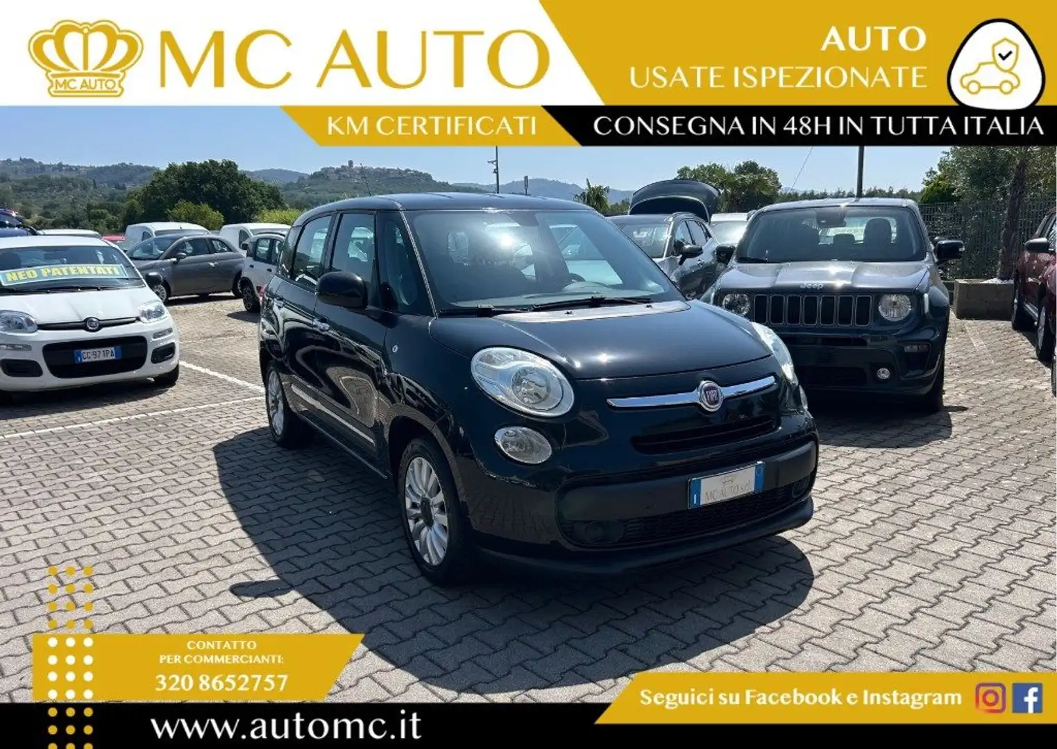 Fiat 500L Living 1.6 Multijet 105 CV Pop Star Nero - 1