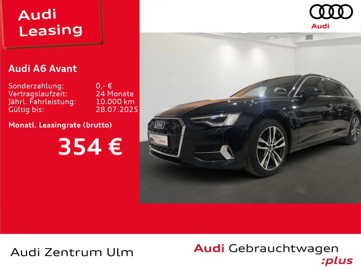 Audi A6 advanced 40 TDI qu. AHK NAV+ LEDER Blau - 1
