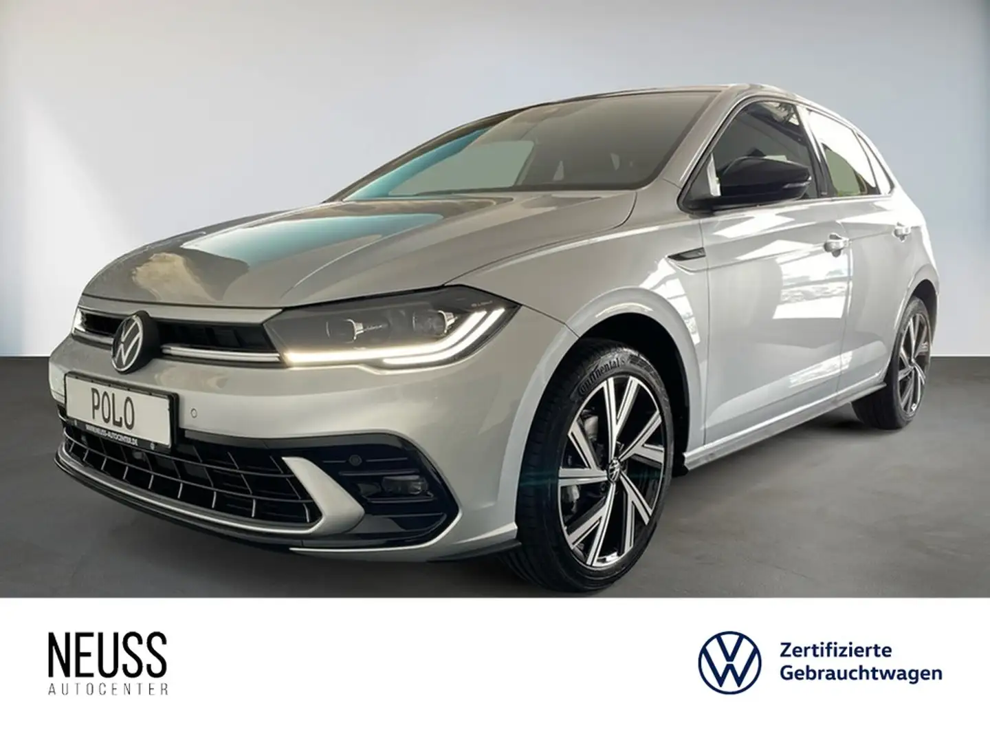 Volkswagen Polo 1.0 TSI DSG R-Line +IQ.DRIVE+LED-Matrix+SUN Silber - 1