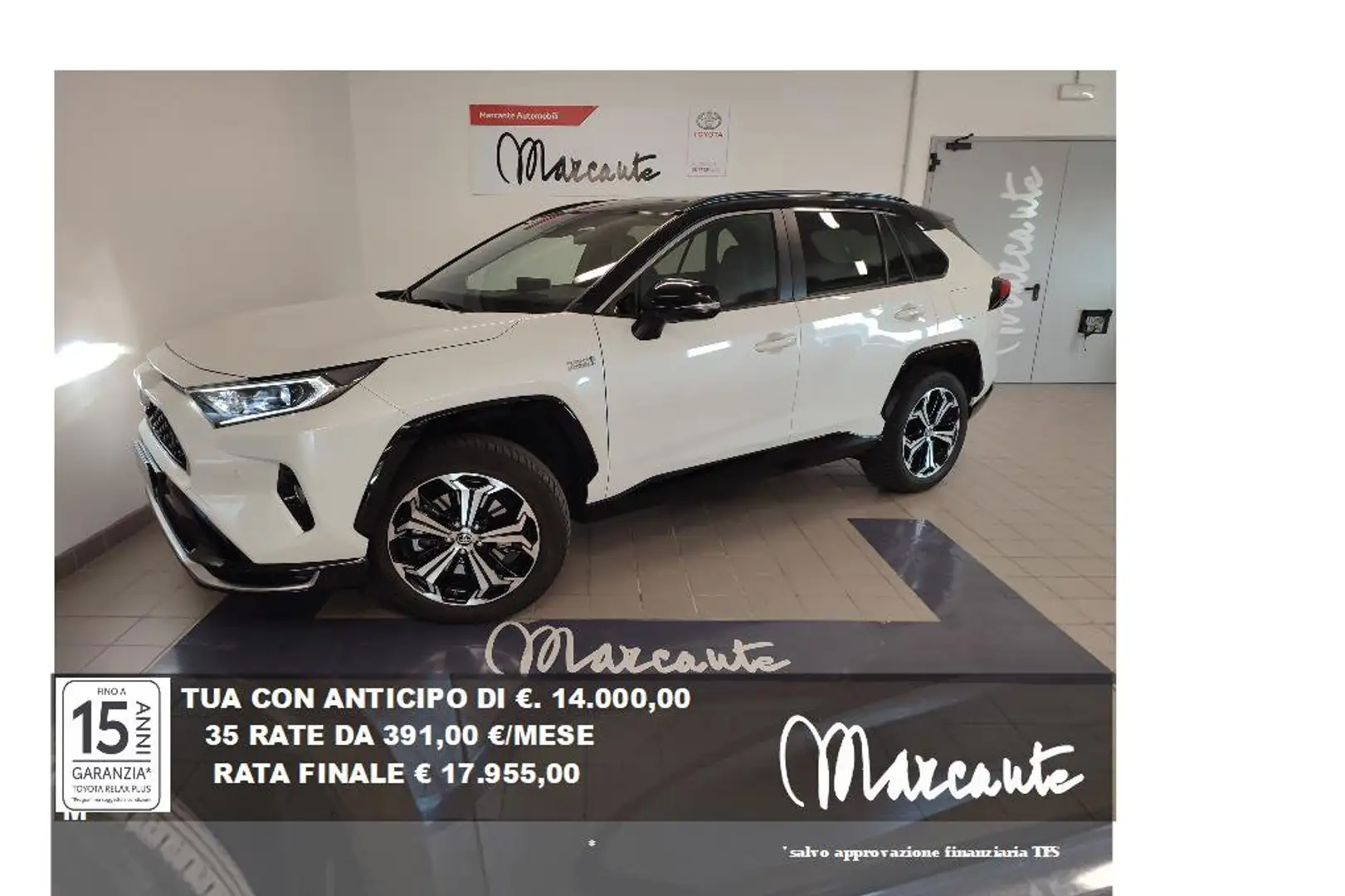 Toyota RAV 4 2.5 PHEV (306CV) E-CVT AWD-i Style+ Bianco - 1