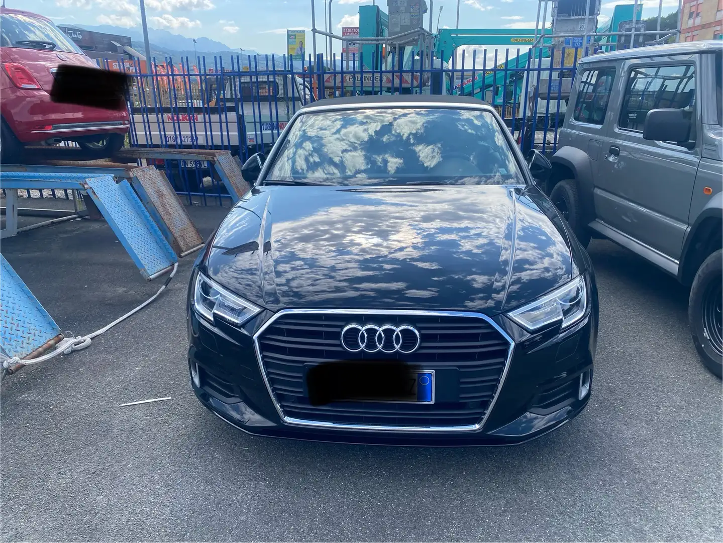 Audi A3 A3 III 2016 Cabriolet Cabrio 1.6 tdi Sport 116cv Zwart - 2