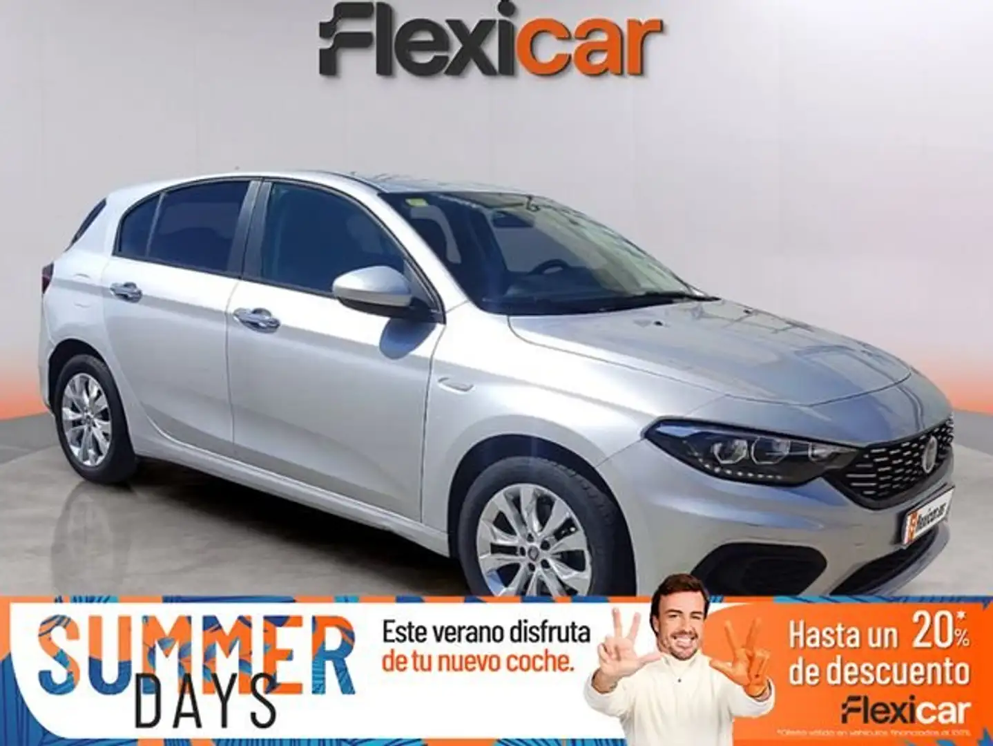 Fiat Tipo 1.4+16v+Easy+70kW+%2895CV%29+gasolina+5p. Gris - 1