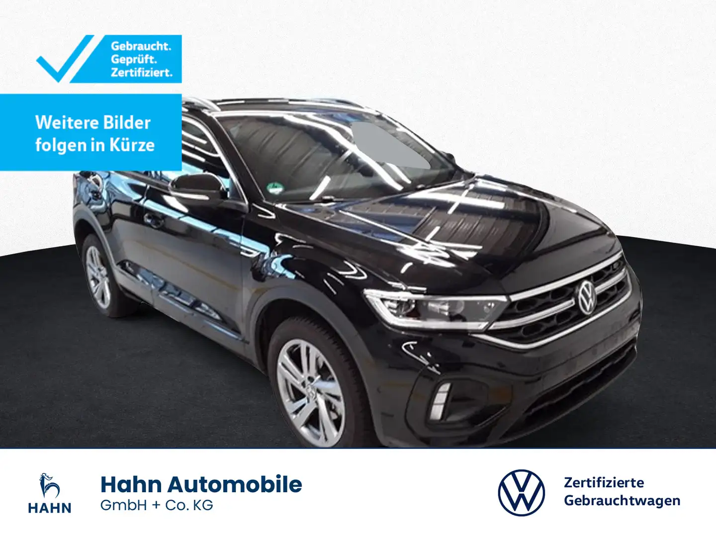 Volkswagen T-Roc 1.5TSI DSG R-Line LED Navi ACC APP Sitzhzg Schwarz - 1