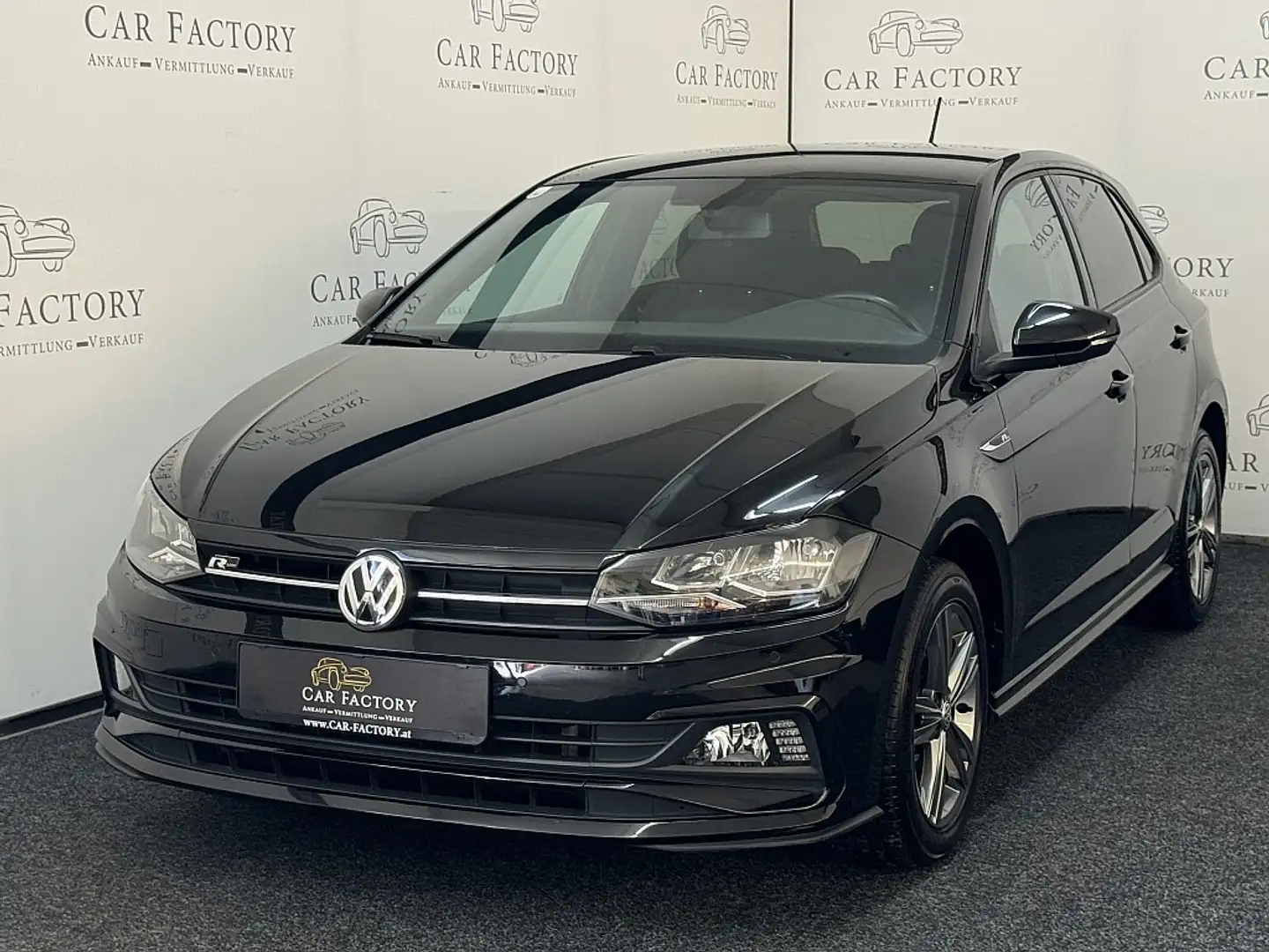 Volkswagen Polo 1,0 R-Line Zwart - 1