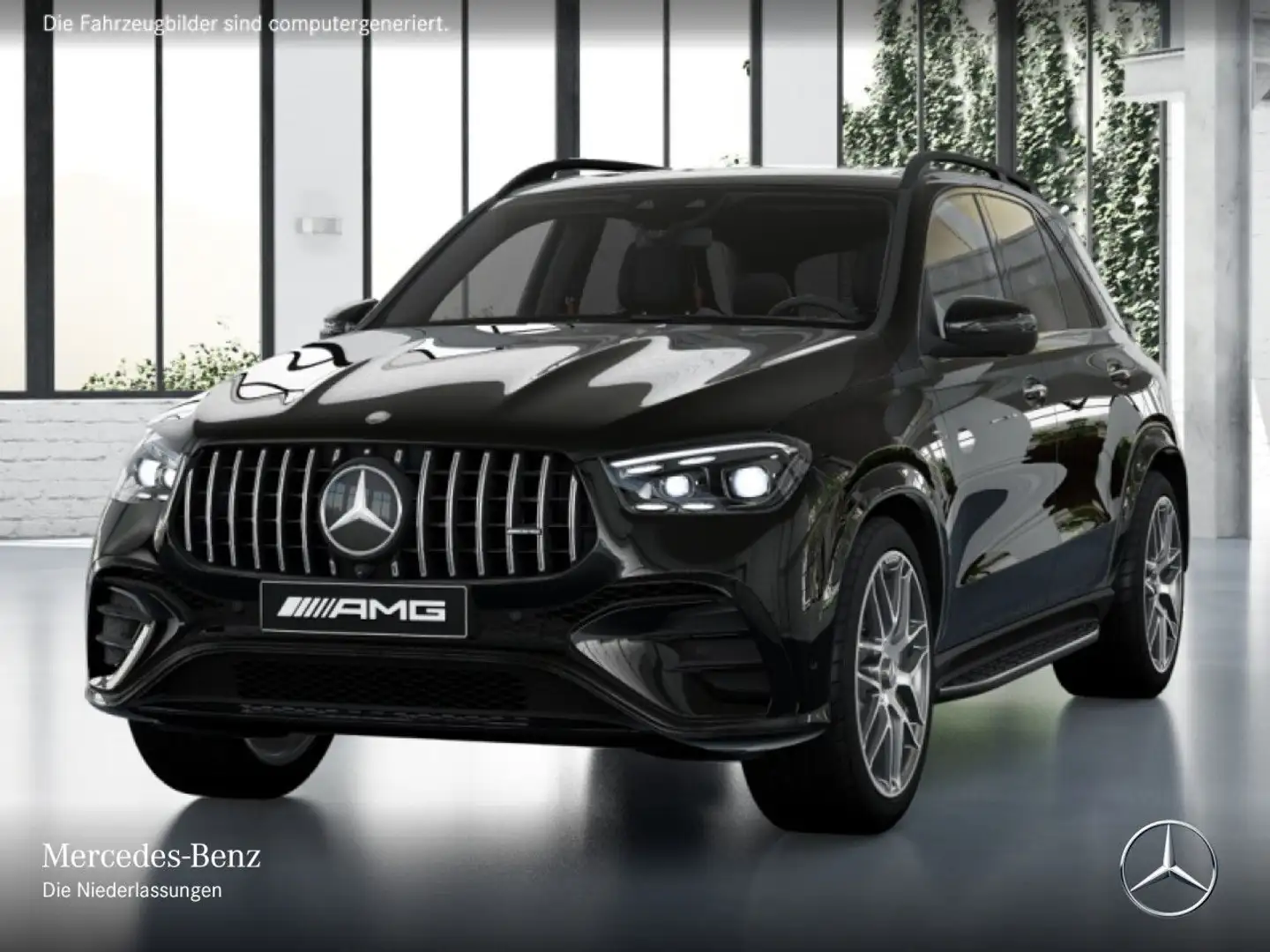 Mercedes-Benz GLE 53 AMG GLE 53 4M NIGHT+PANO+360+AHK+MULTIBEAM+HUD+SPUR+9G Schwarz - 2