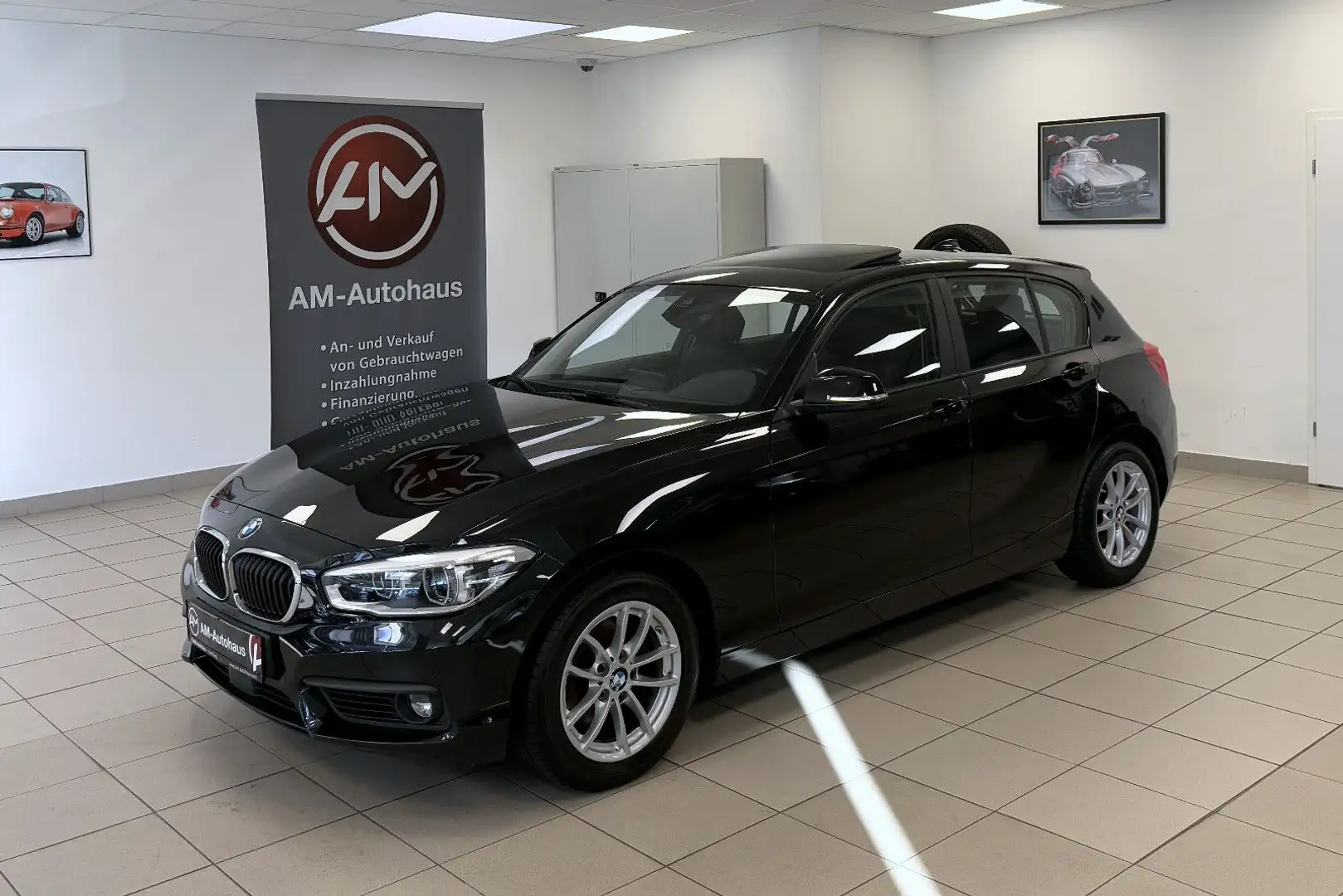 BMW 120 d xDrive Advantage *GlasSD*ACC*AHK*Leder*Navi Noir - 2