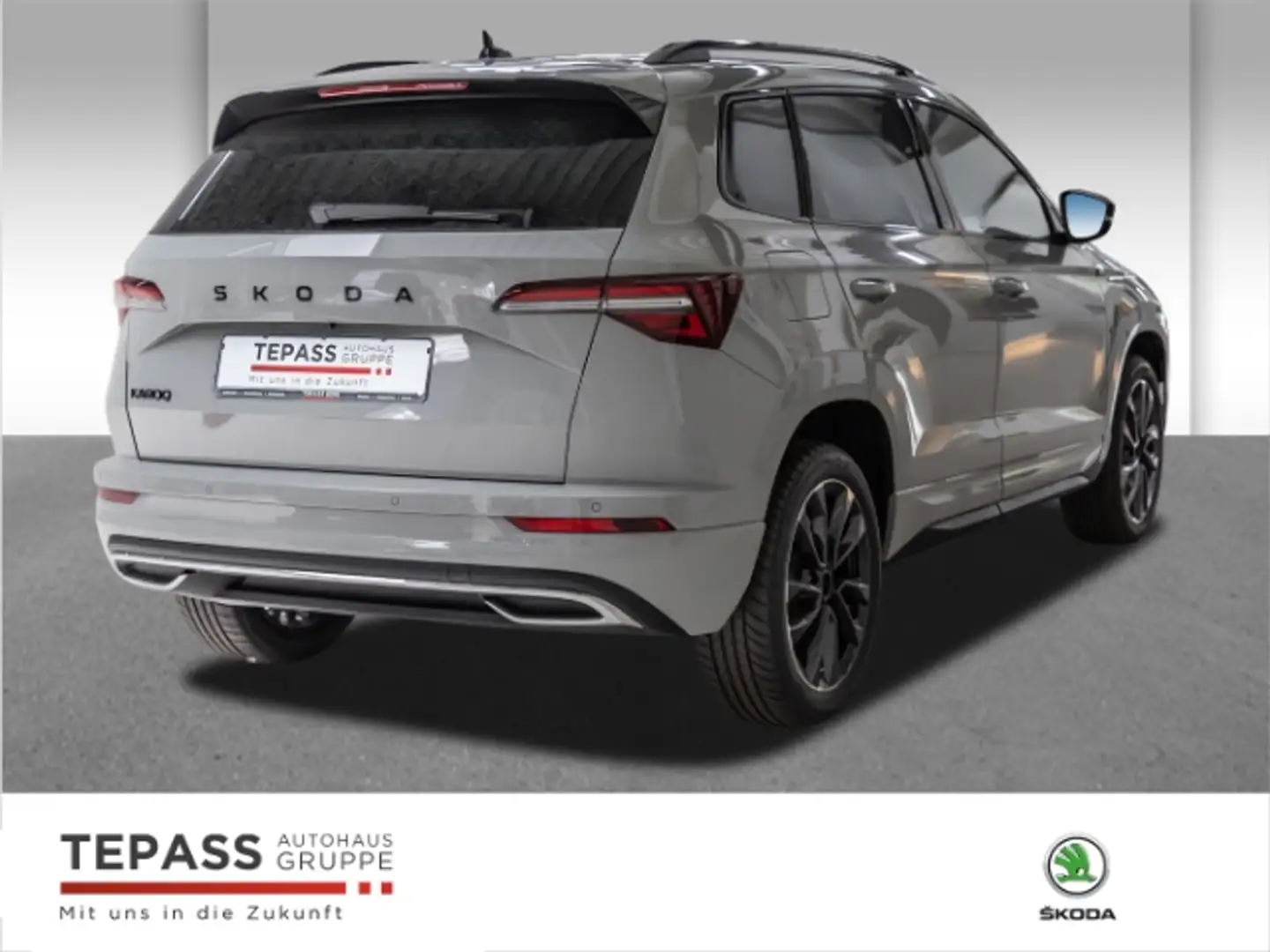 Skoda Karoq 2.0l TDI Sportline NAVI LED PDC SHZ ACC Gris - 2