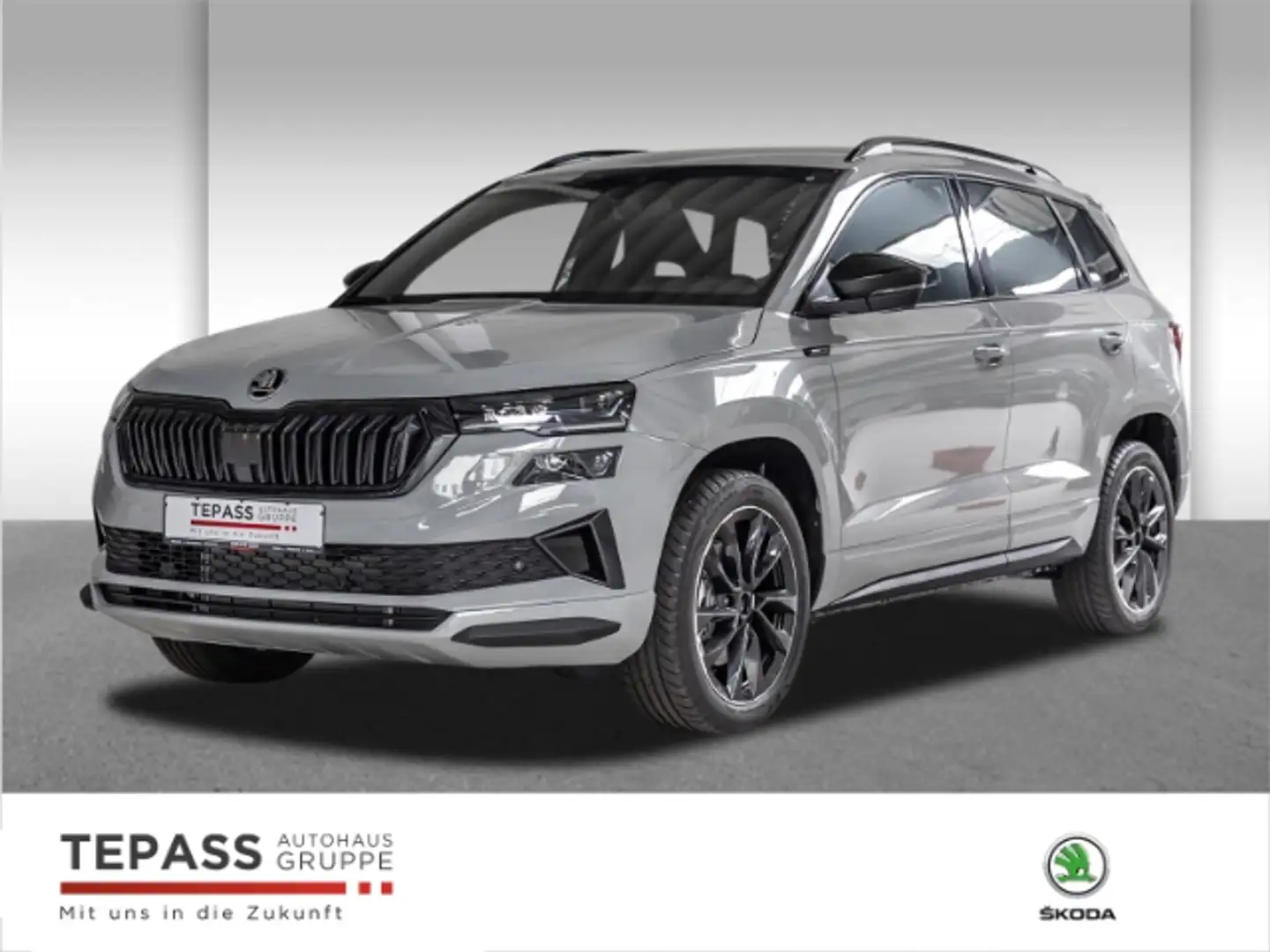 Skoda Karoq 2.0l TDI Sportline NAVI LED PDC SHZ ACC Gris - 1