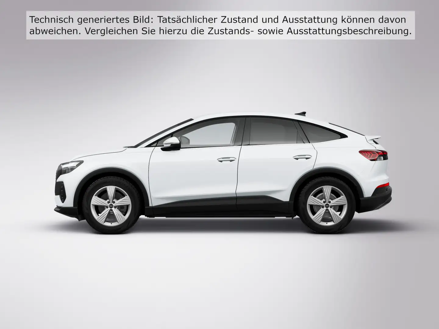 Audi Q4 e-tron Sportback 45*NAVI-PLUS*LED*PDC*19ZOLL Weiß - 2