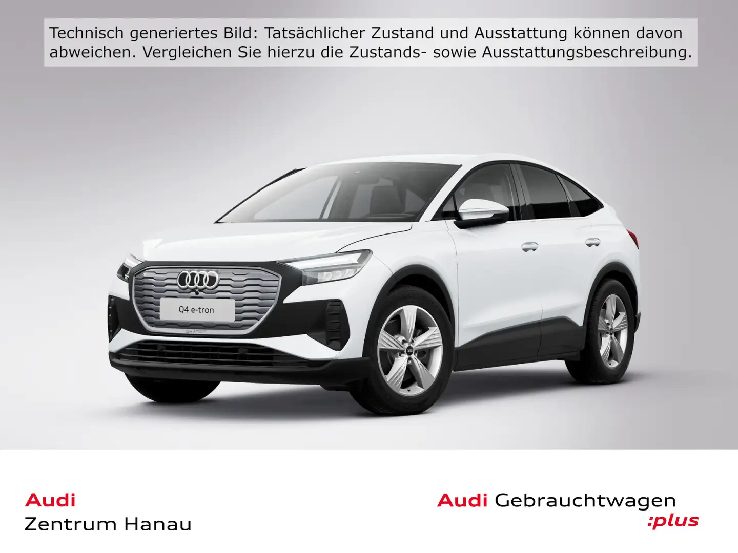 Audi Q4 e-tron Sportback 45*NAVI-PLUS*LED*PDC*19ZOLL Weiß - 1