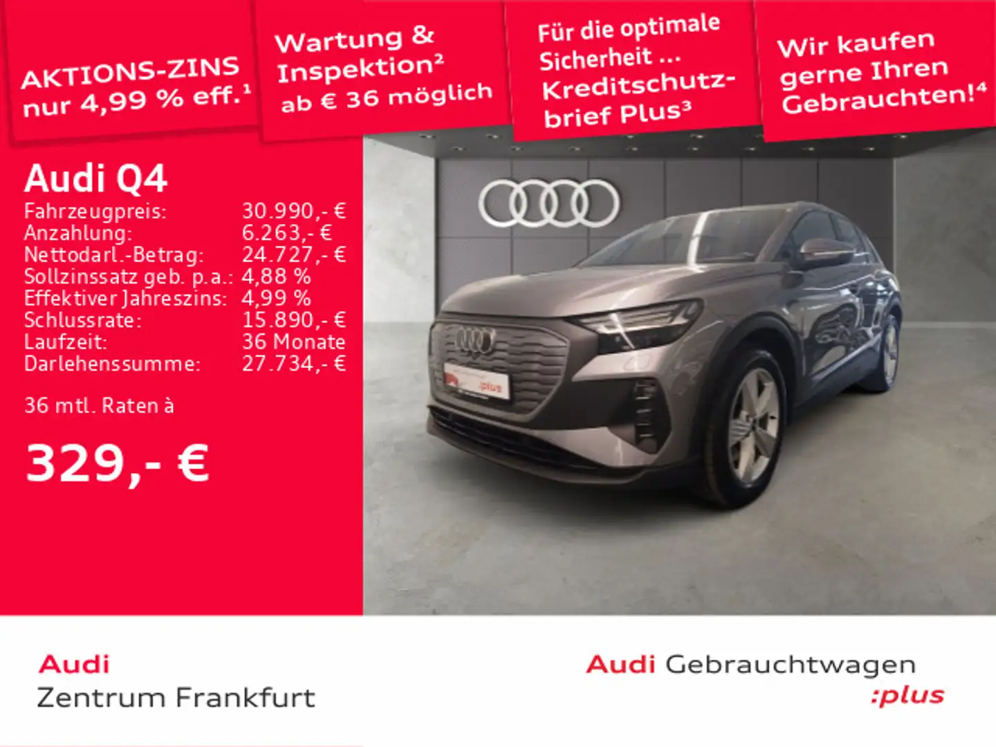 Audi 40 e-tron Matrix-LED Navi Tempomat DB VC PDC Grau - 1