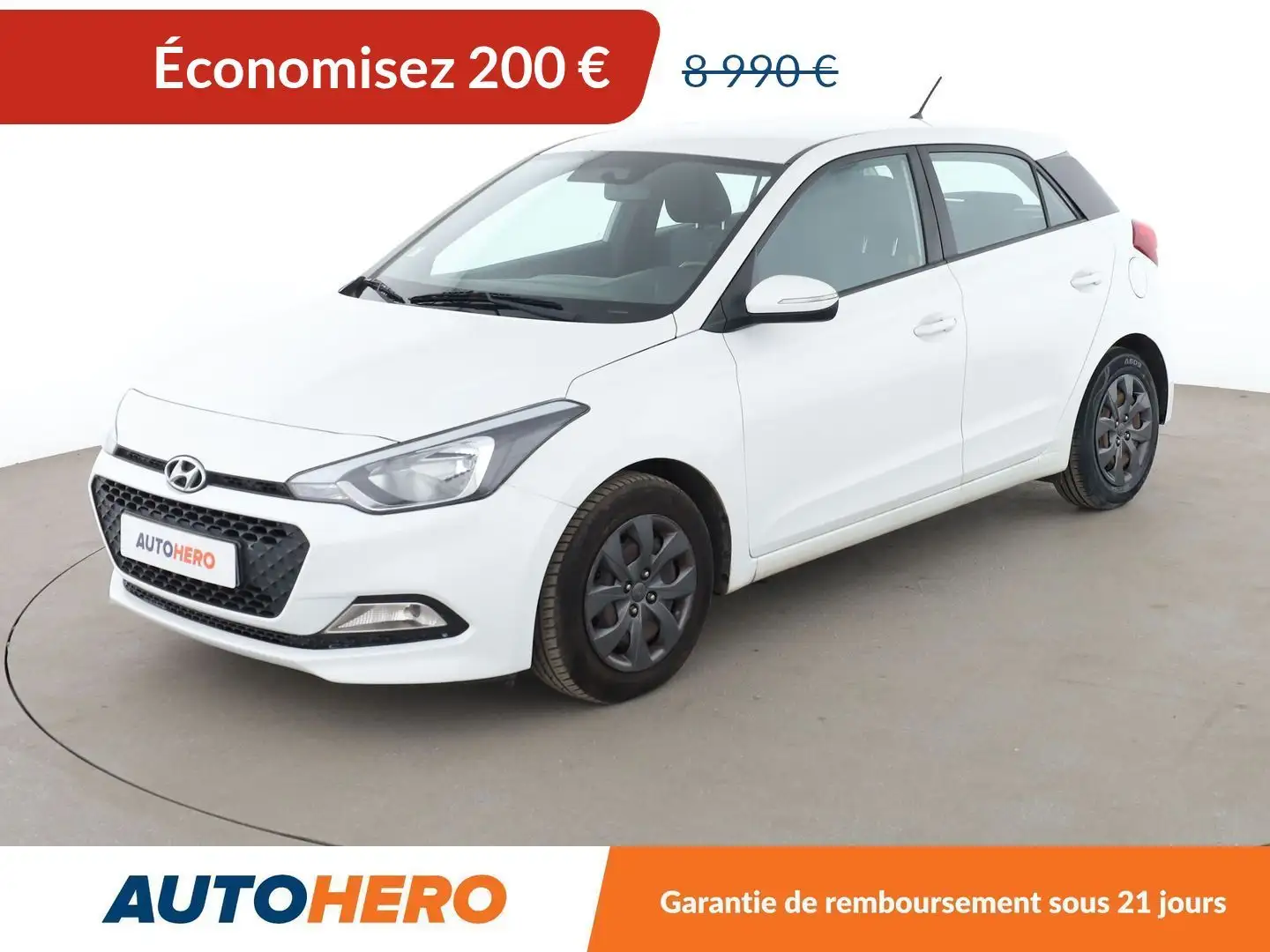 Hyundai i20 1.2 Edition Clim Blanc - 1