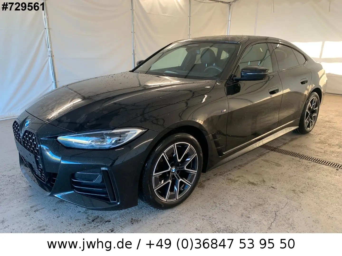 BMW 420 xDr M Sport 360 HeadUp DrivAssPro Schwarz - 1