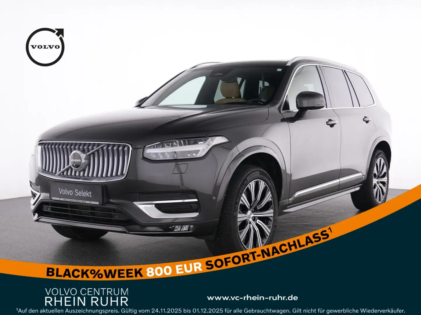 Volvo XC90 B5 AWD  UltimateBright+AHK+360°+MASSAGE+LM Gris - 1