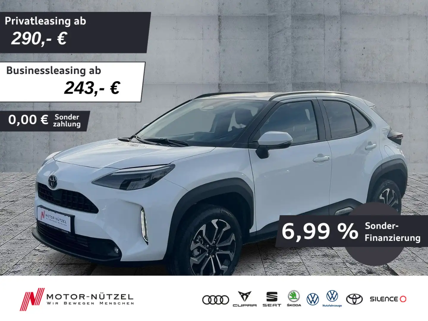 Toyota Yaris Cross 1.5Hybrid TEAMPLAYER LED+NAV+ACC+RFK Wit - 1