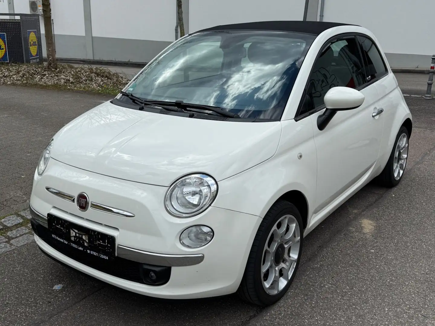 Fiat 500 Cabrio 1.4 Lounge DACH DEFEKT KLIMATRO./PDC/ Blanco - 1