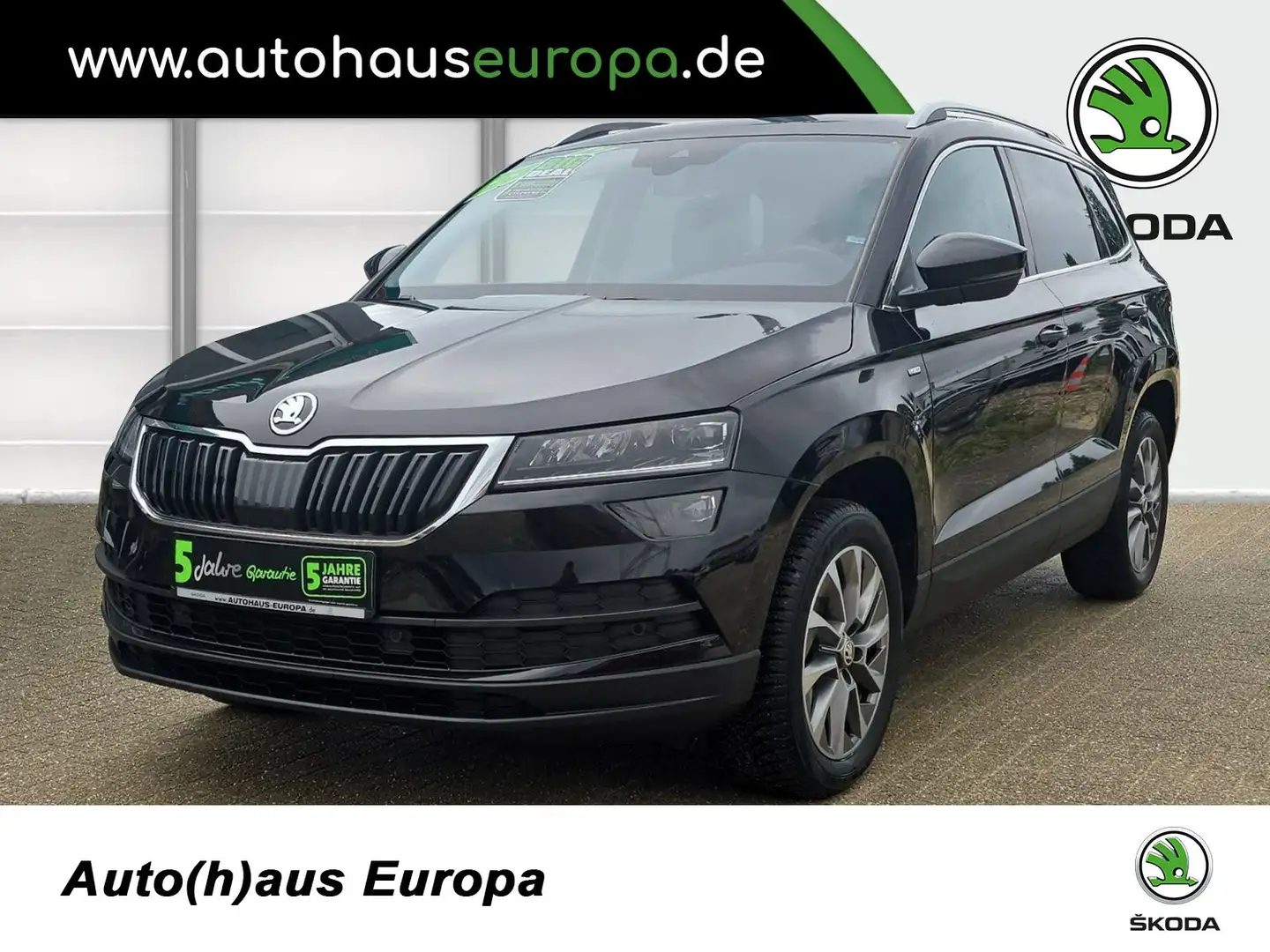 Skoda Karoq 1.0 TSI Clever ACC Navi Kam KlimaA eKlappe 4xSHZ L Noir - 1