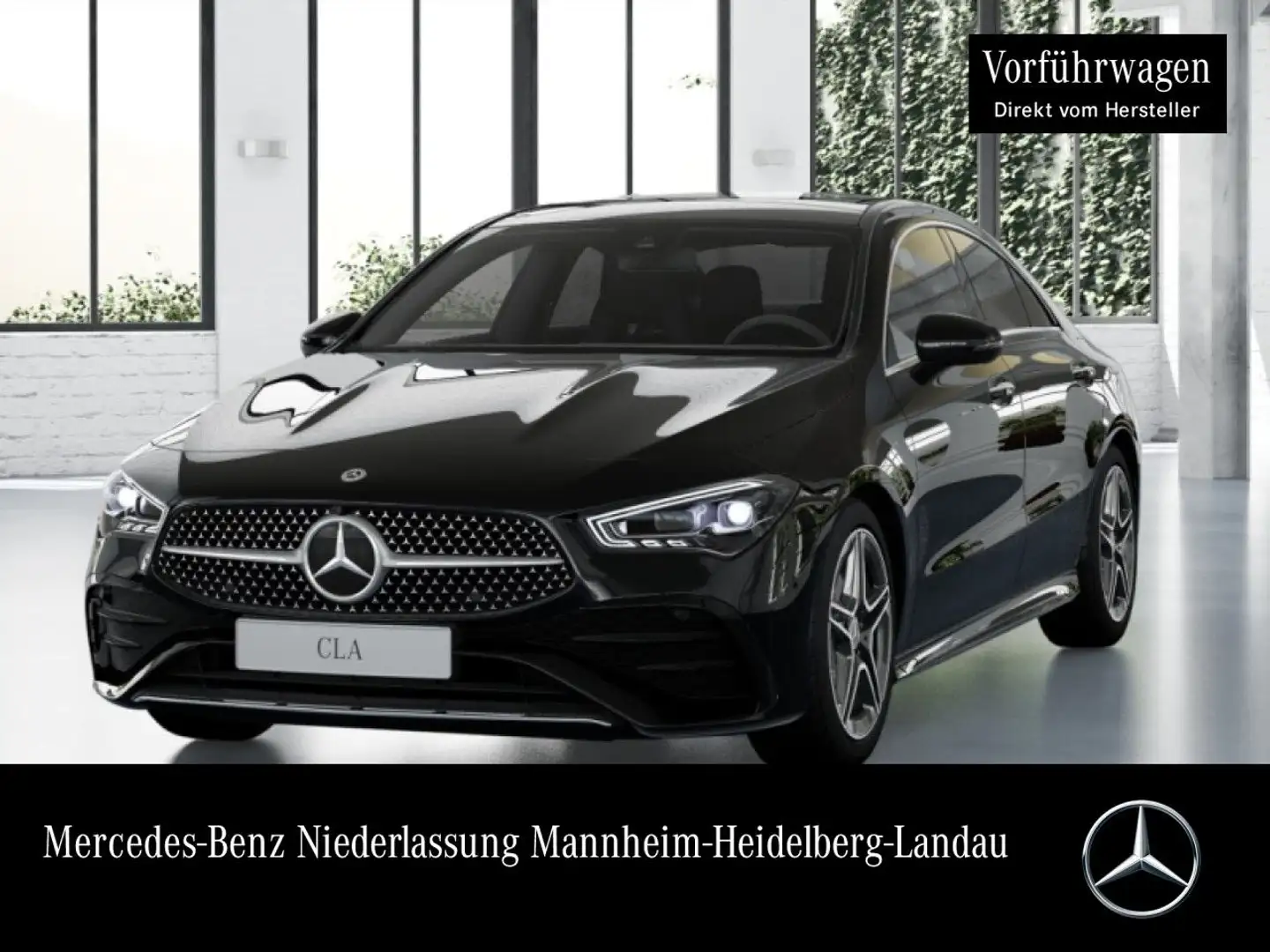 Mercedes-Benz CLA 200 AMG+PANO+360°+AHK+MULTIBEAM+TOTW+KEYLESS Schwarz - 1