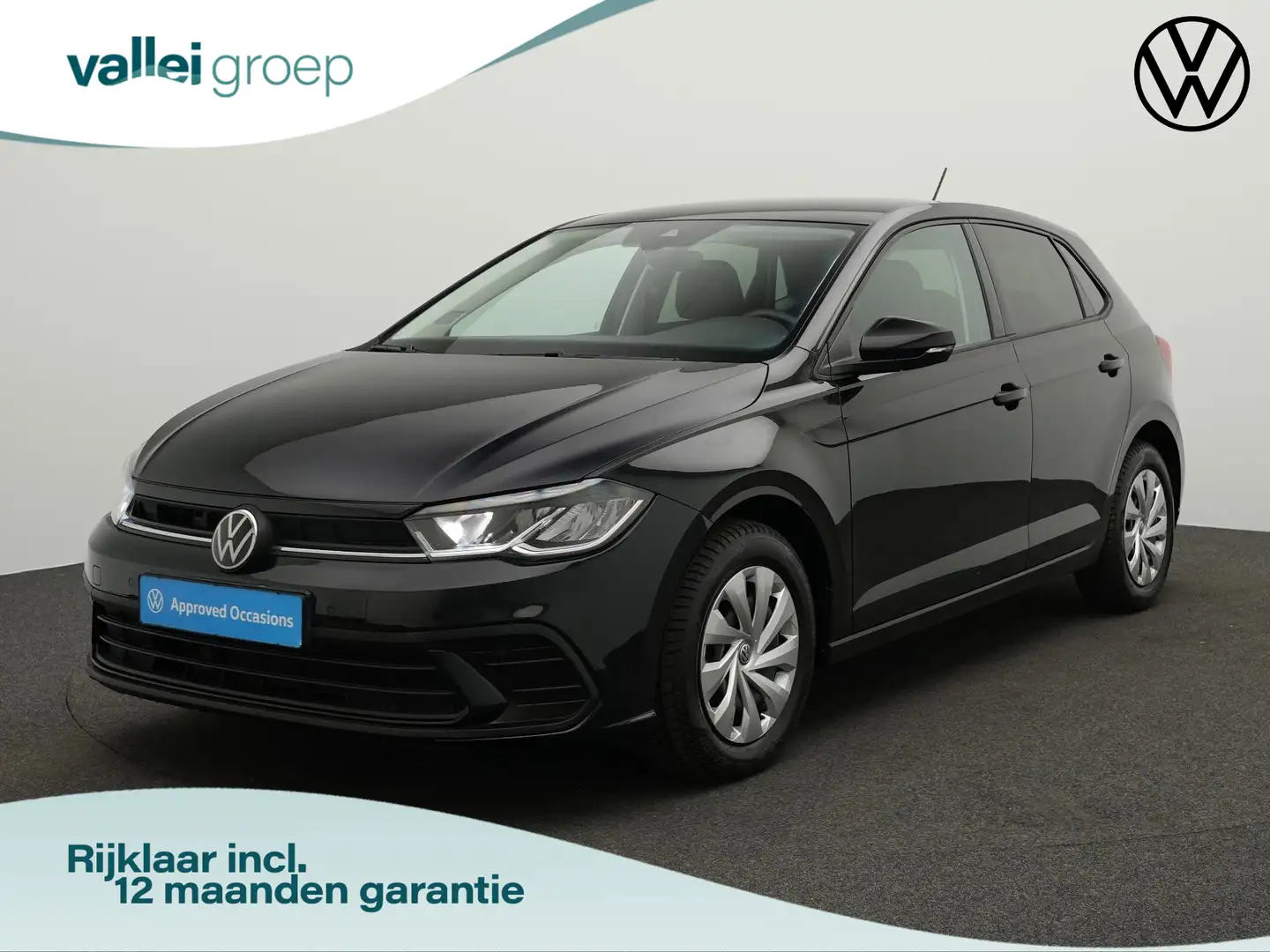 Volkswagen Polo 1.0 TSI 95 pk Life | Achteruitrijcamera | Navigati Zwart - 1