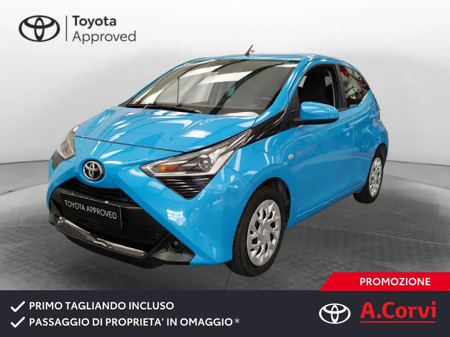 Toyota Aygo Connect 1.0 VVT-i 72 CV 5 porte x-play Blau - 1