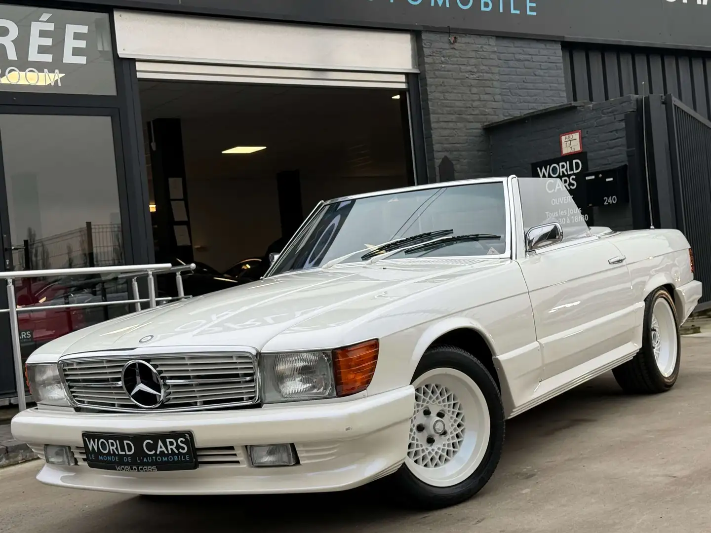 Mercedes-Benz SL 350 CABRIOLET // BODY KIT // ANCETRE // BOITE AUTO Blanc - 1
