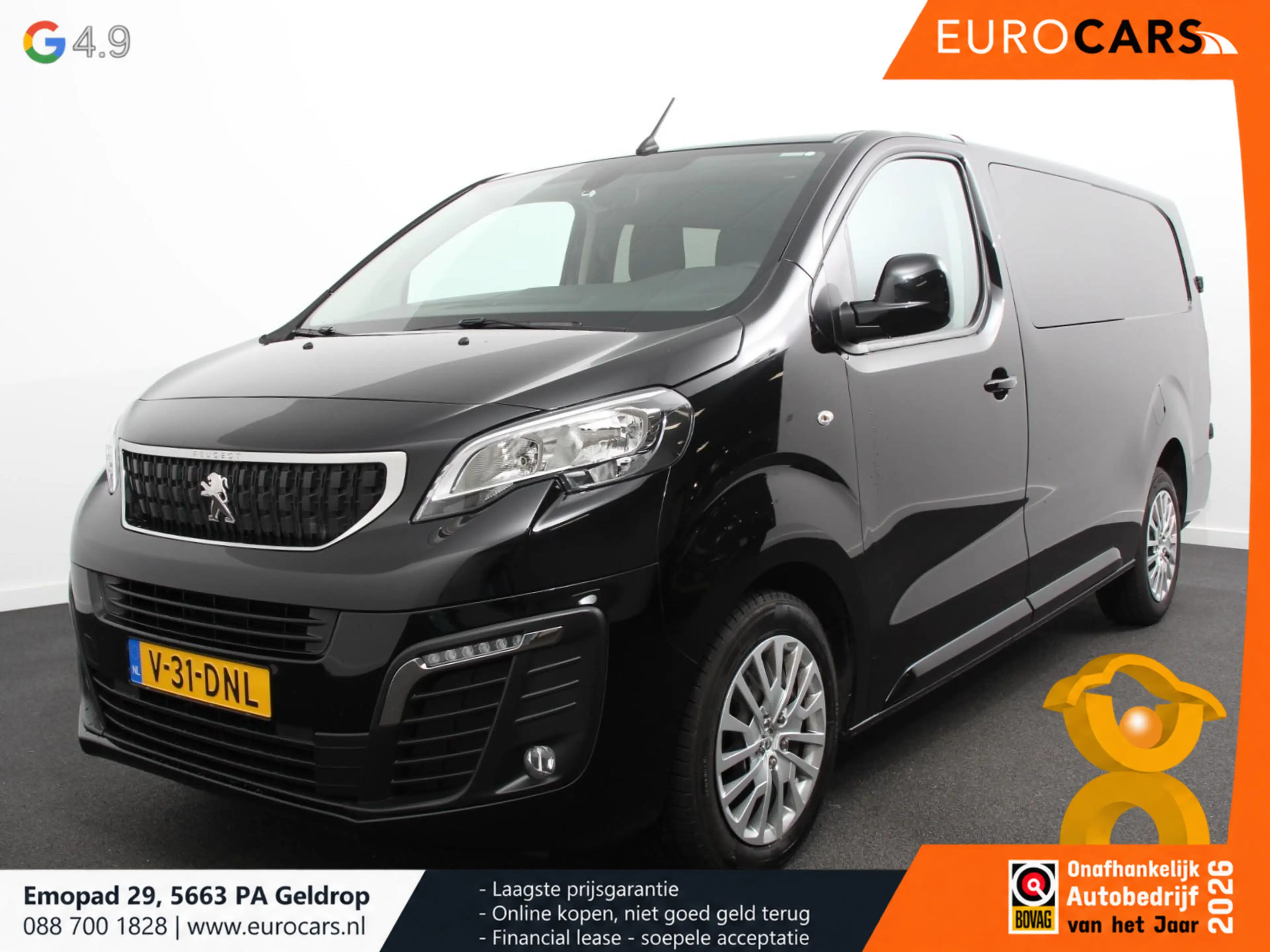 Peugeot Expert 2.0 180PK Long Premium Dubbele Cabine Automaat Nav