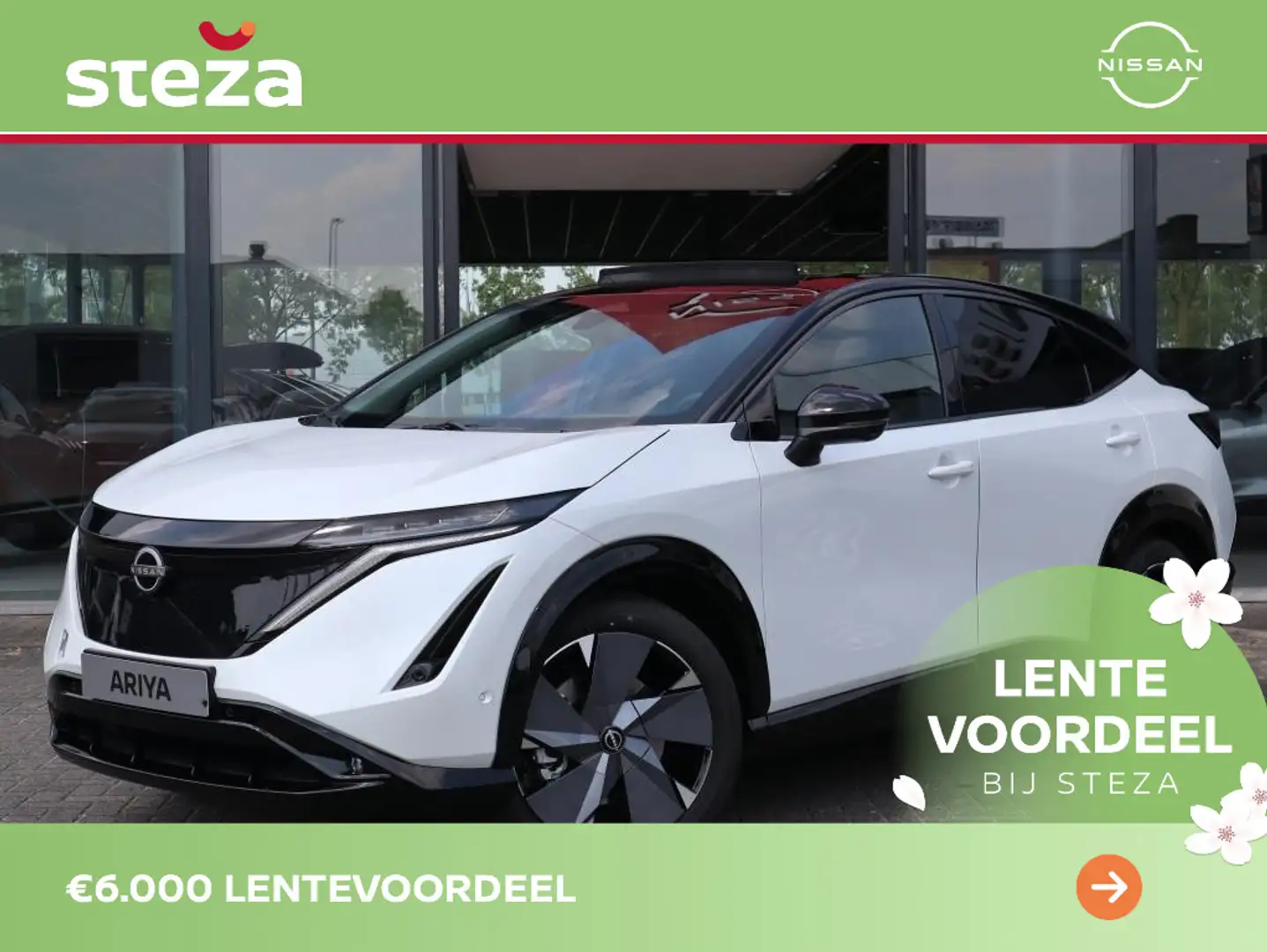 Nissan Ariya e-4ORCE Advantage Edition Plus 87kWh 306PK / Bianco - 1