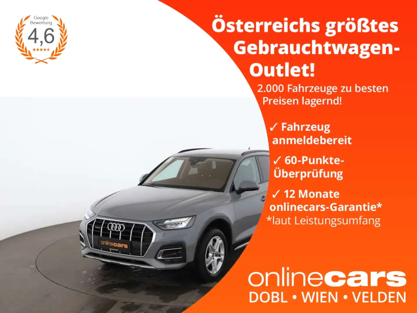 Audi Q5 50 TFSI e quattro advanced Aut LED HEAD-UP Šedá - 1