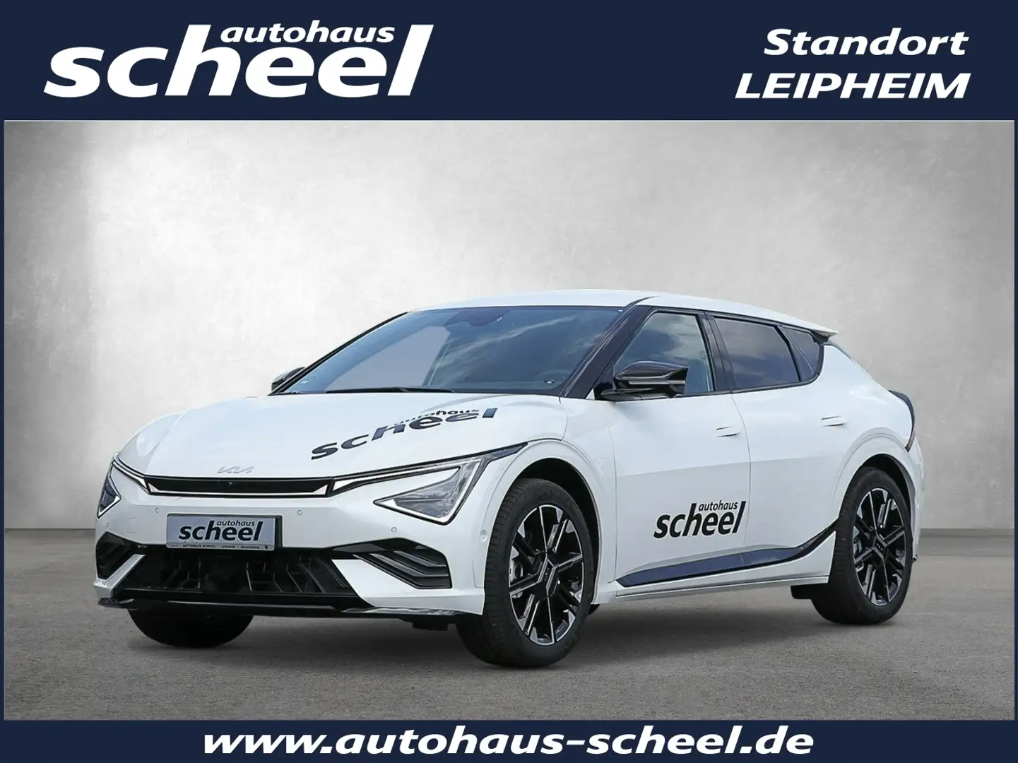 Kia EV6 Elektro GT-Line ACC/HUD/Kam./KeyLess/KlimaA Weiß - 1