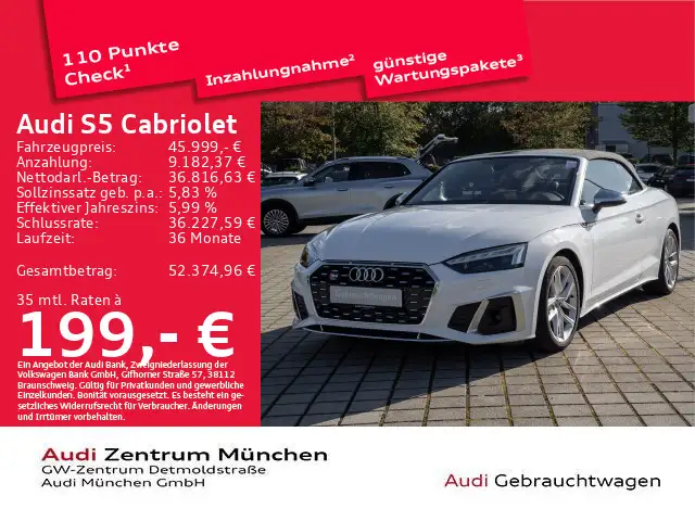Audi S5 TFSI tiptr. Kopfraumhzg./Matrix/Spo