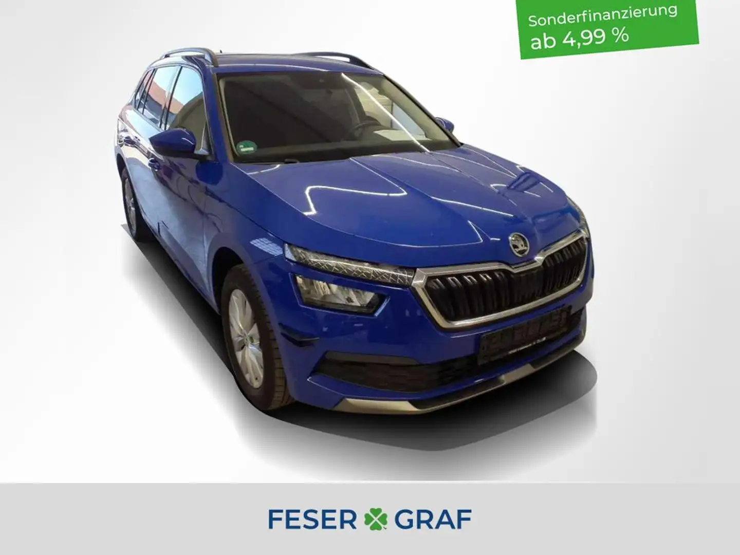 Skoda Kamiq 1.0 TSI Ambition LED / PDC / Sitzheizung / Klima / Blau - 1