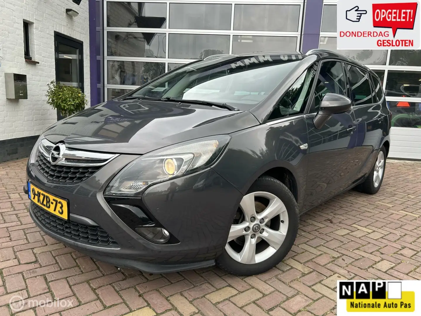 Opel Zafira Tourer 1.6 CDTI Cosmo * NAVI * AIRCO * TREKHAAK Gris - 1