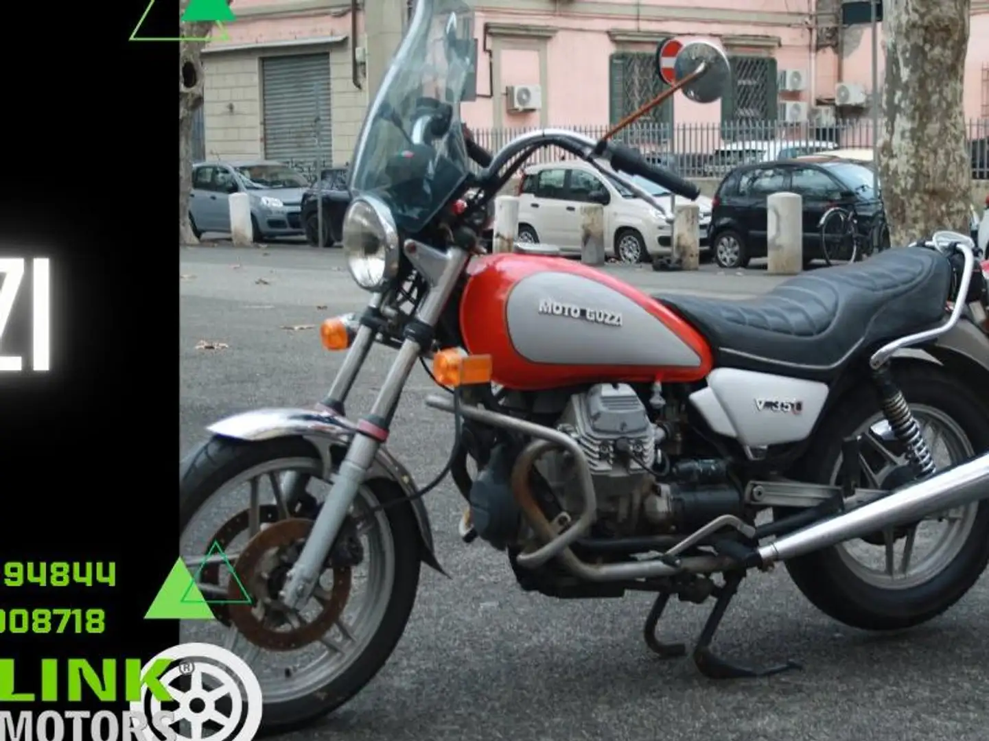 Moto Guzzi V 35 C Custom Rojo - 1