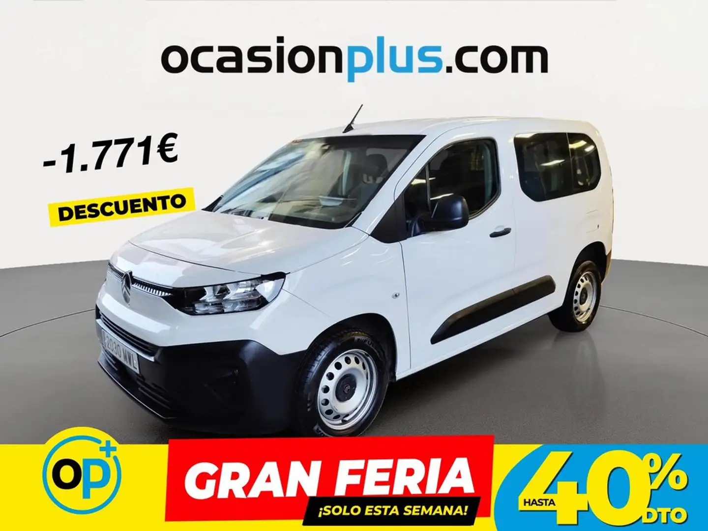 Citroen Berlingo Combi BlueHDi S&S Talla M You 100 Blanco - 1