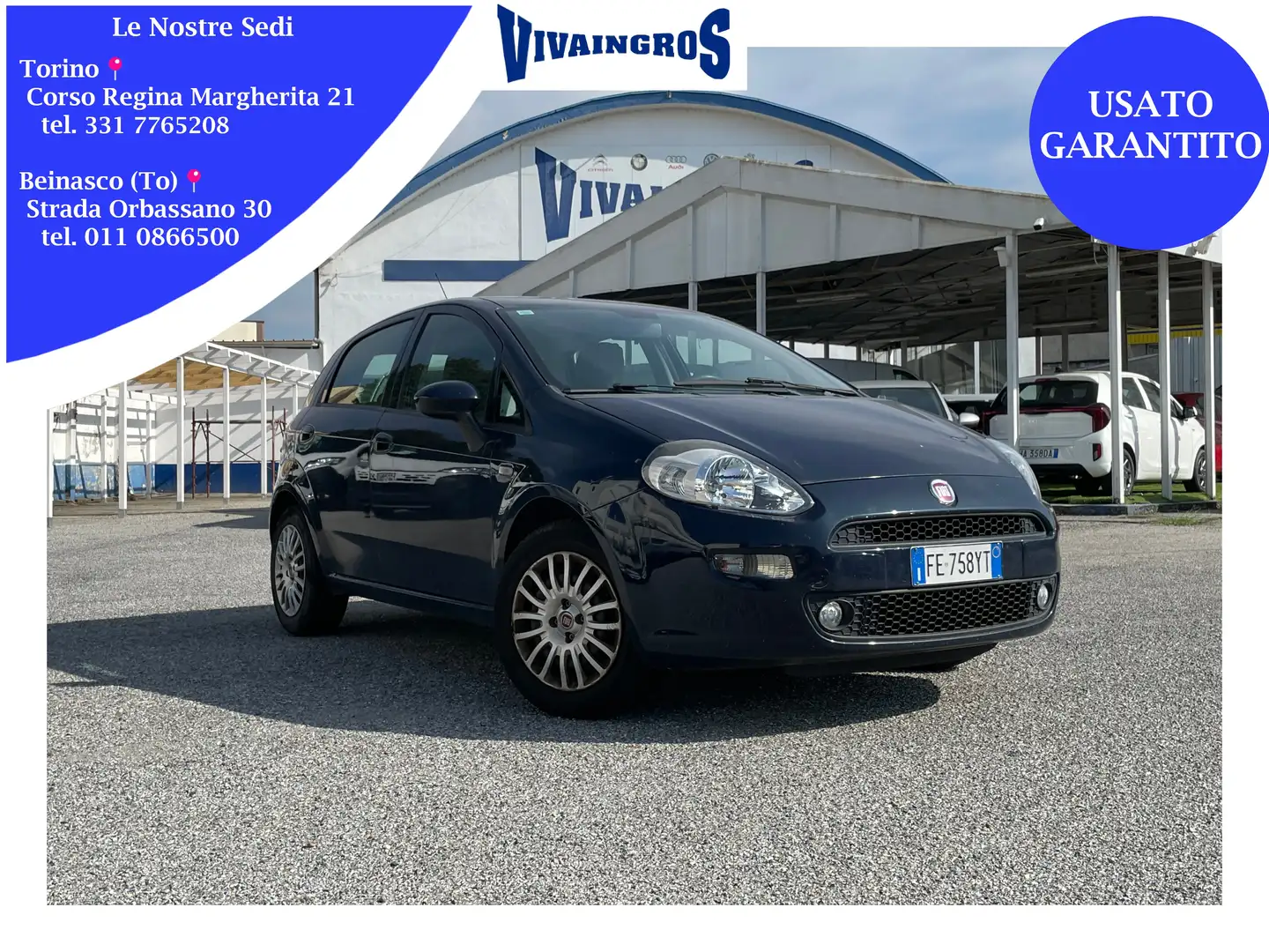 Fiat Punto 5p 1.2 Gpl Street 69CV / IDEALE PER NEOPATENTATI Bleu - 1