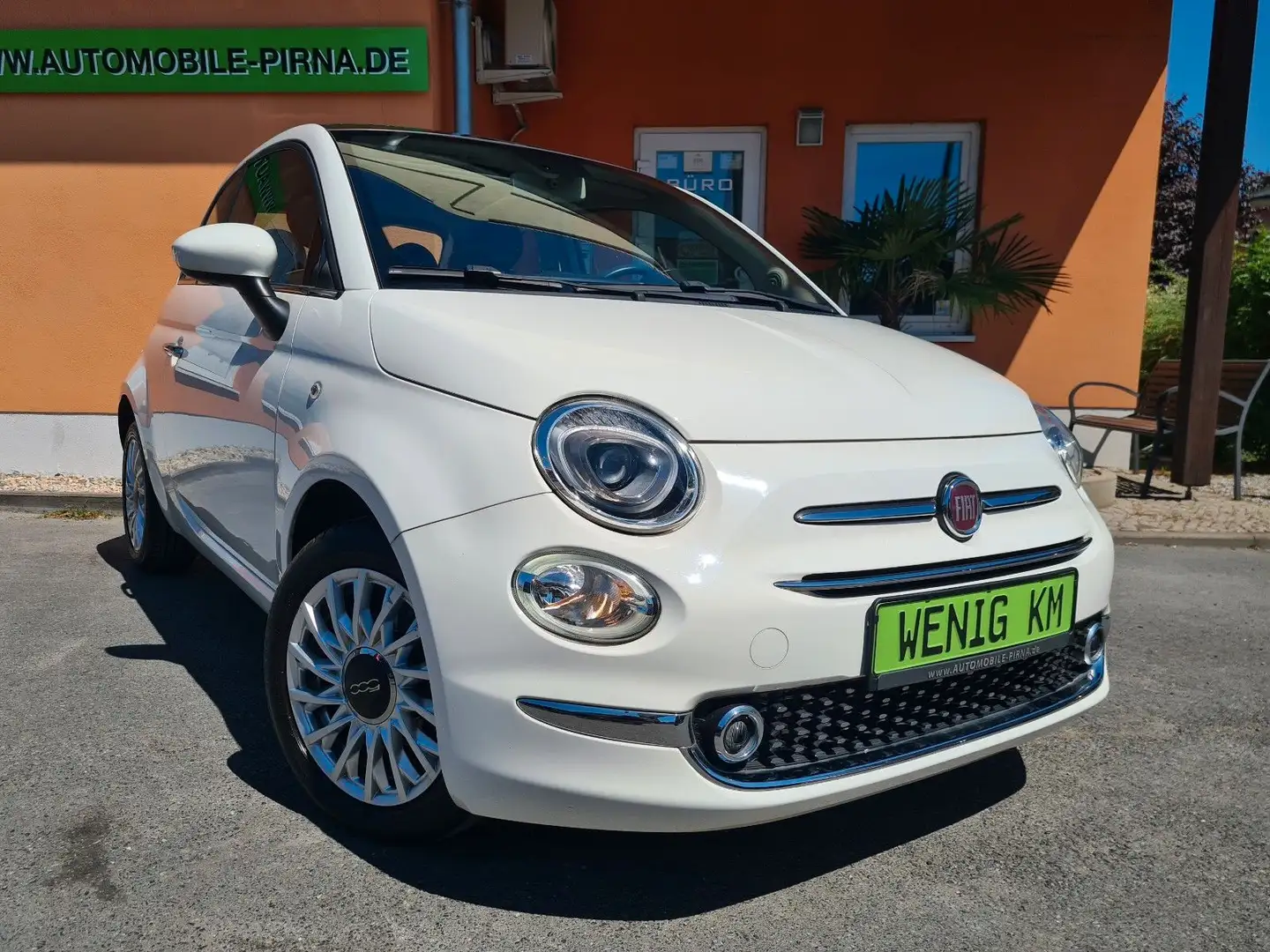 Fiat 500 1.2 8V Lounge (Facelift!) WENIG KM! APP/PDC Blanco - 1