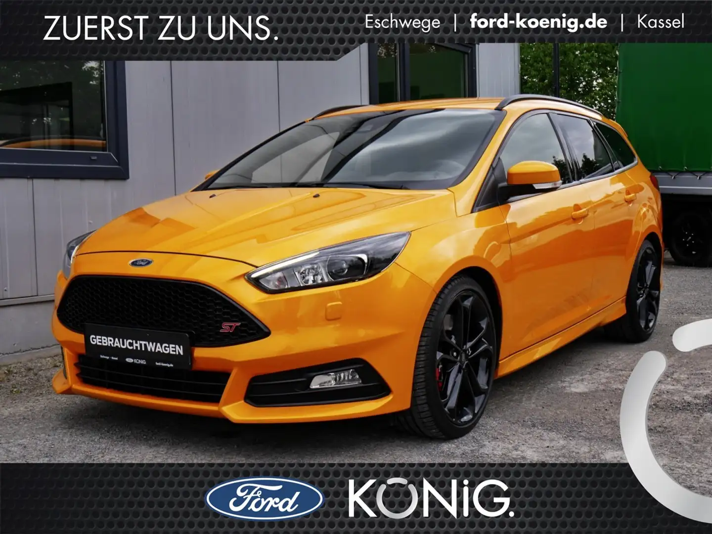 Ford Focus ST Leder-Exklusiv Performance Black-Paket Klima Gelb - 1