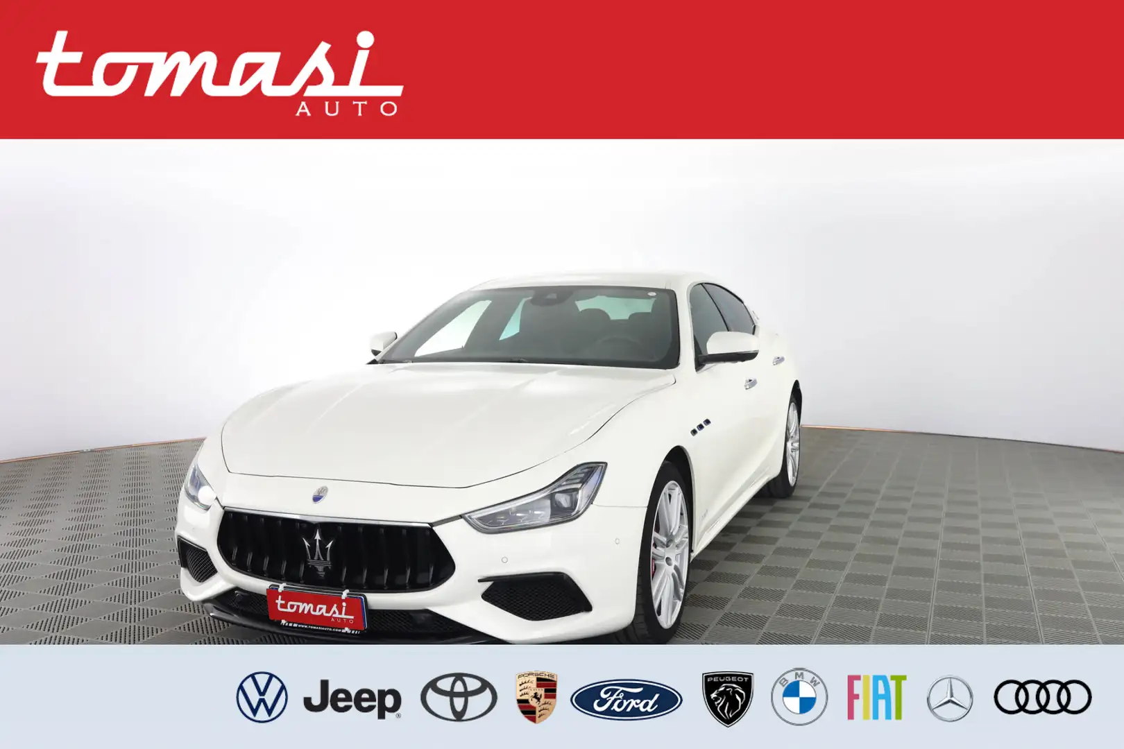 Maserati Ghibli L4 330 CV MHEV Gransport CERCHI LEGA 20 Bianco - 1
