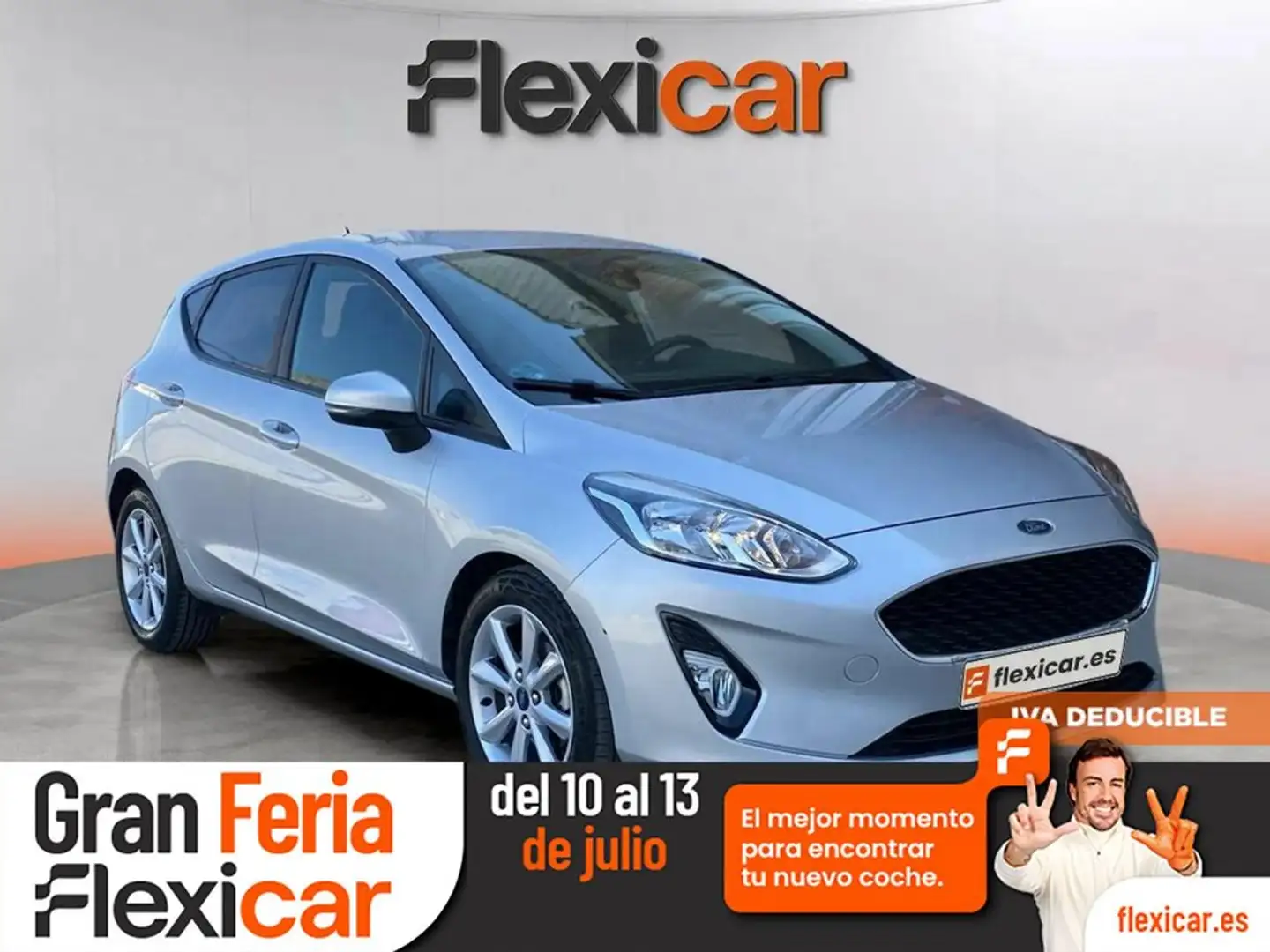 Ford Fiesta 1.0 EcoBoost Trend Gris - 1