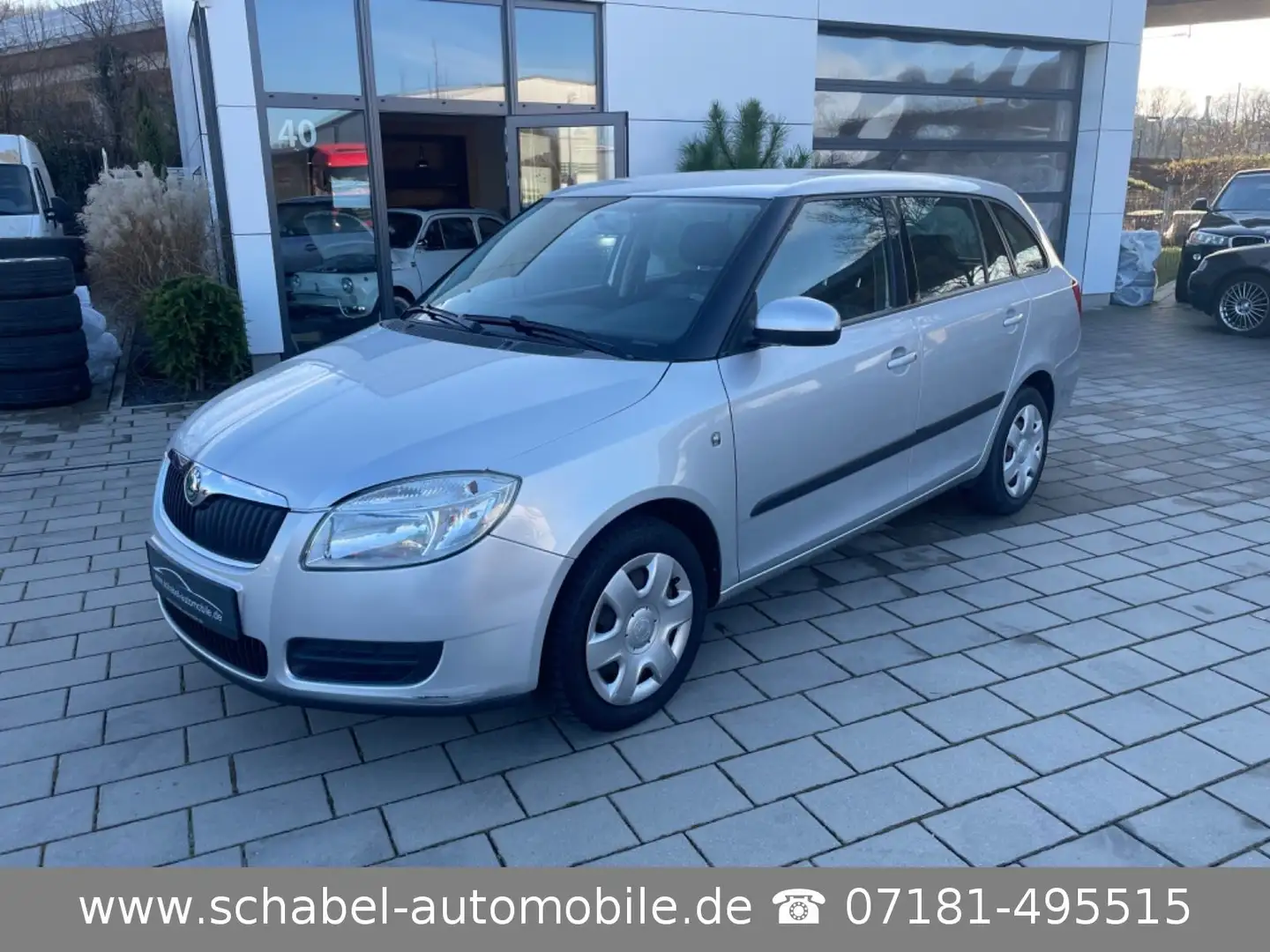 Skoda Fabia Combi Ambiente 1.4 Klima 2.Hd Scheckheft Argent - 1