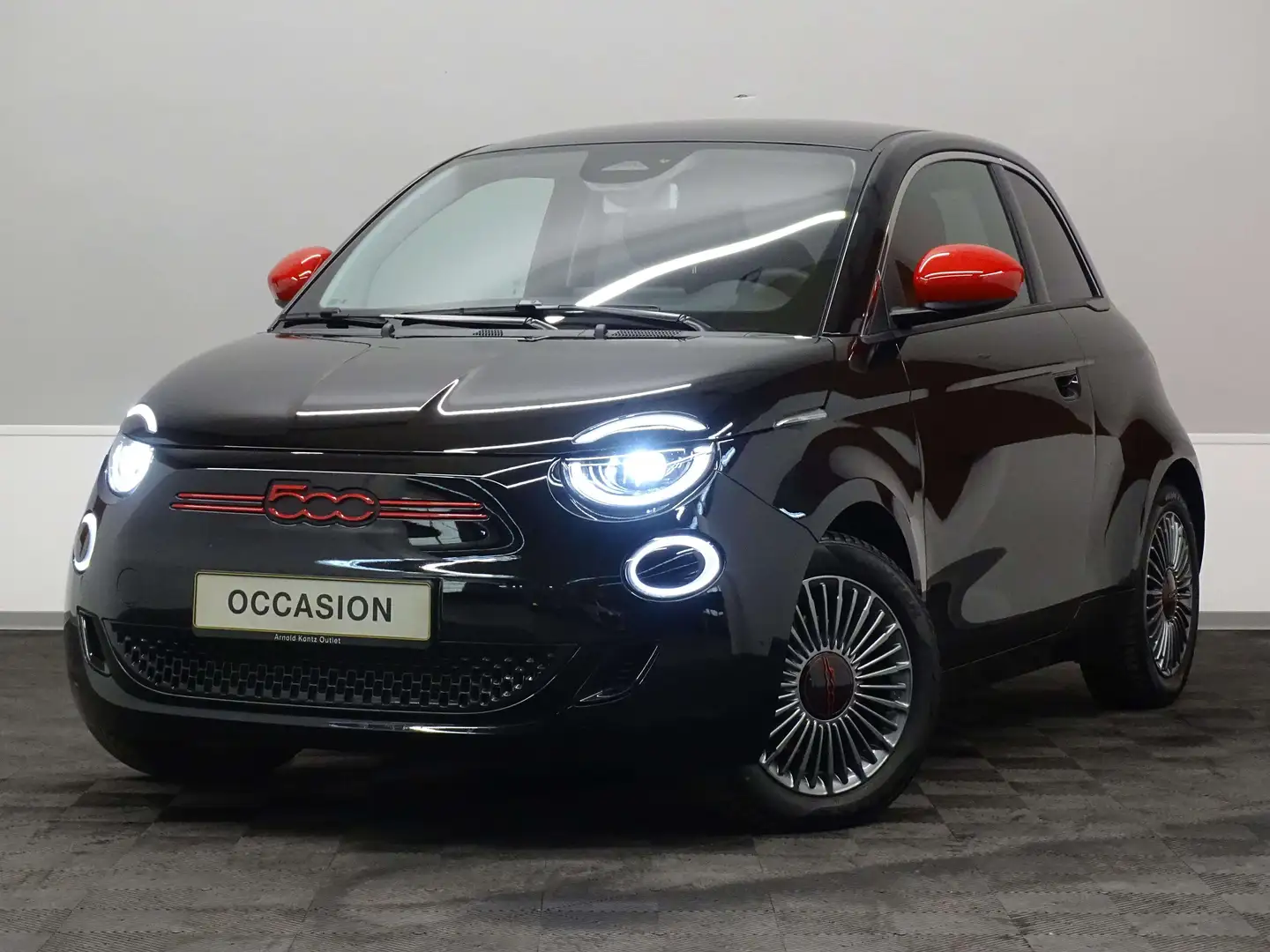 Fiat 500e 43kw RED Edition Noir - 1