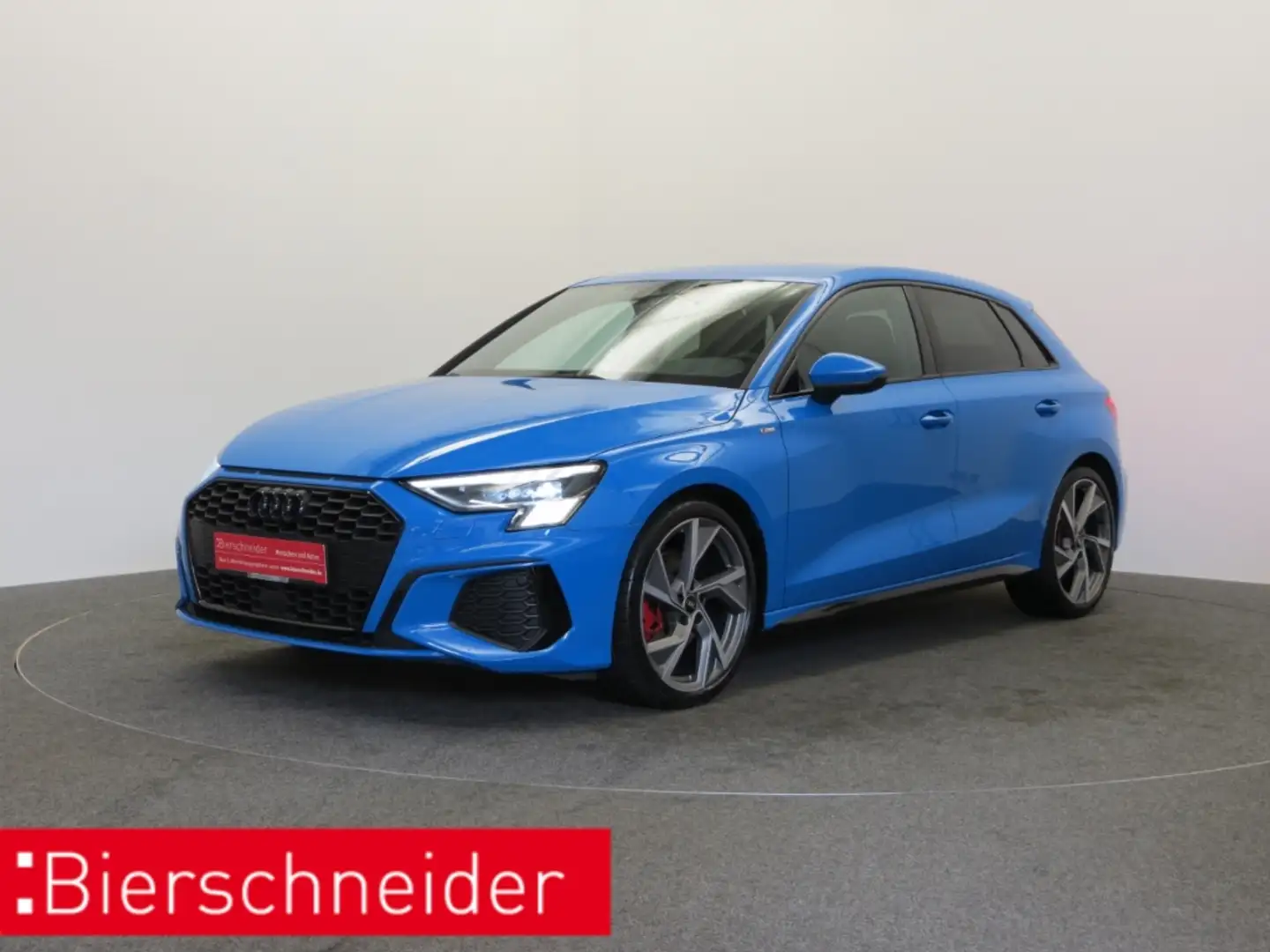 Audi A3 Sportback 35 TDI S tronic 2xS line MATRIX PDC 19 C Blau - 1