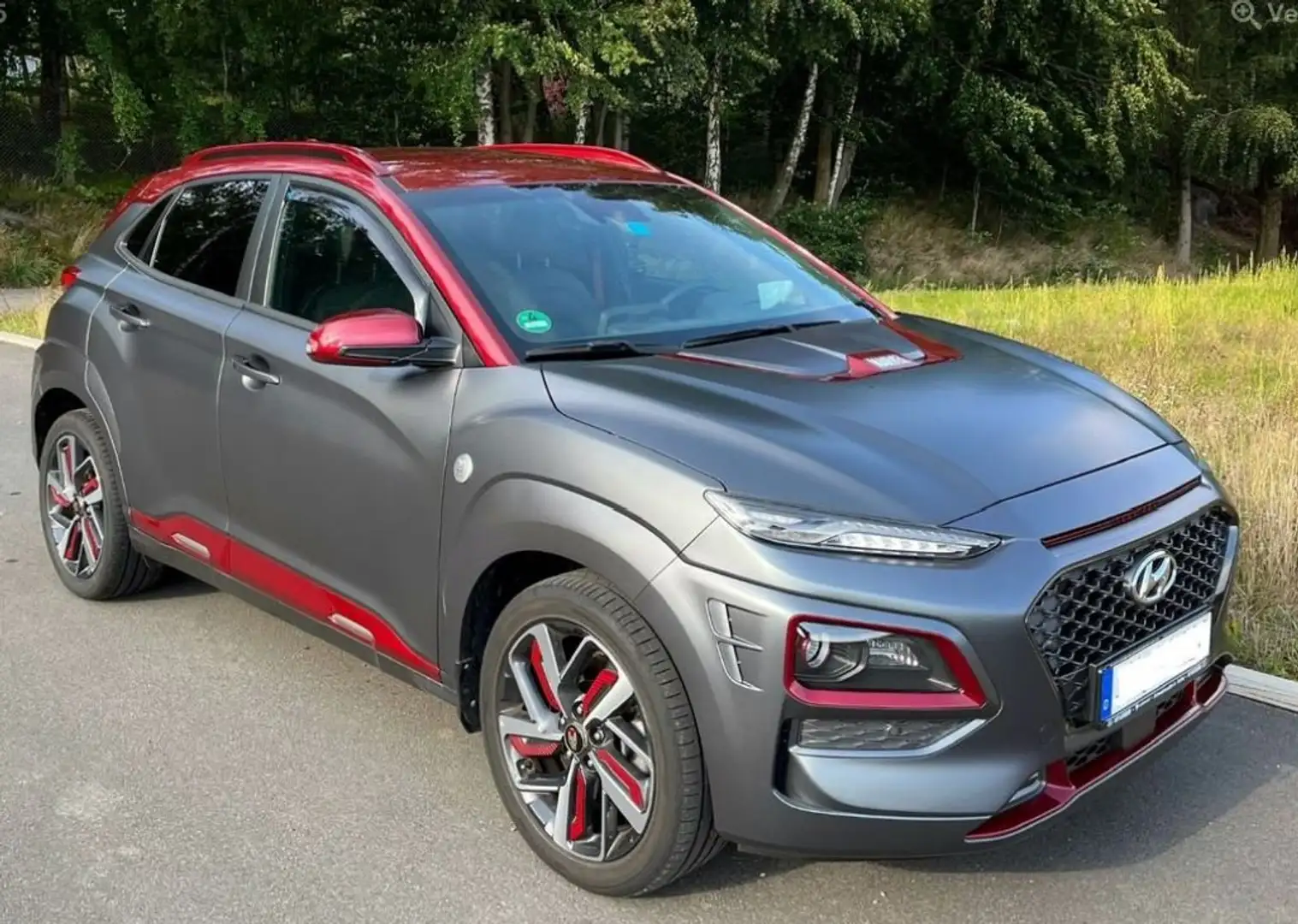 Hyundai KONA Kona 1.6 T-GDI DCT 4WD Iron Man Edition Grau - 1