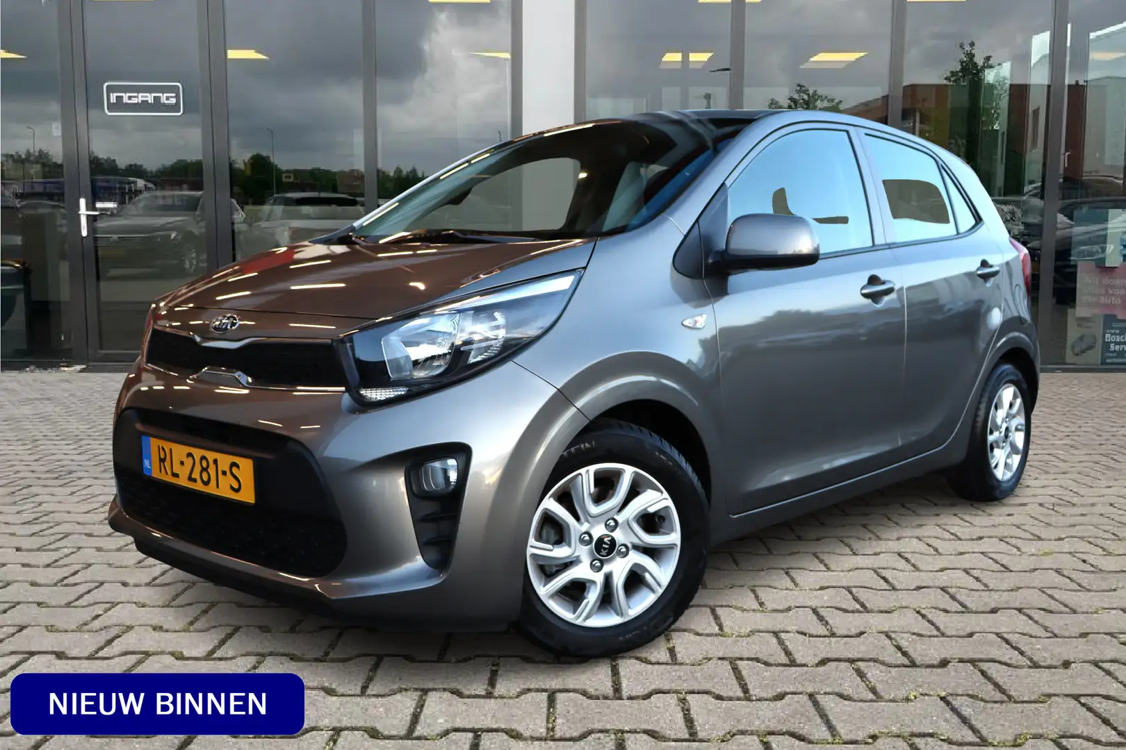 Kia Picanto 1.0 CVVT ComfortPlusLine Navigator | Camera | Elek Gris - 1